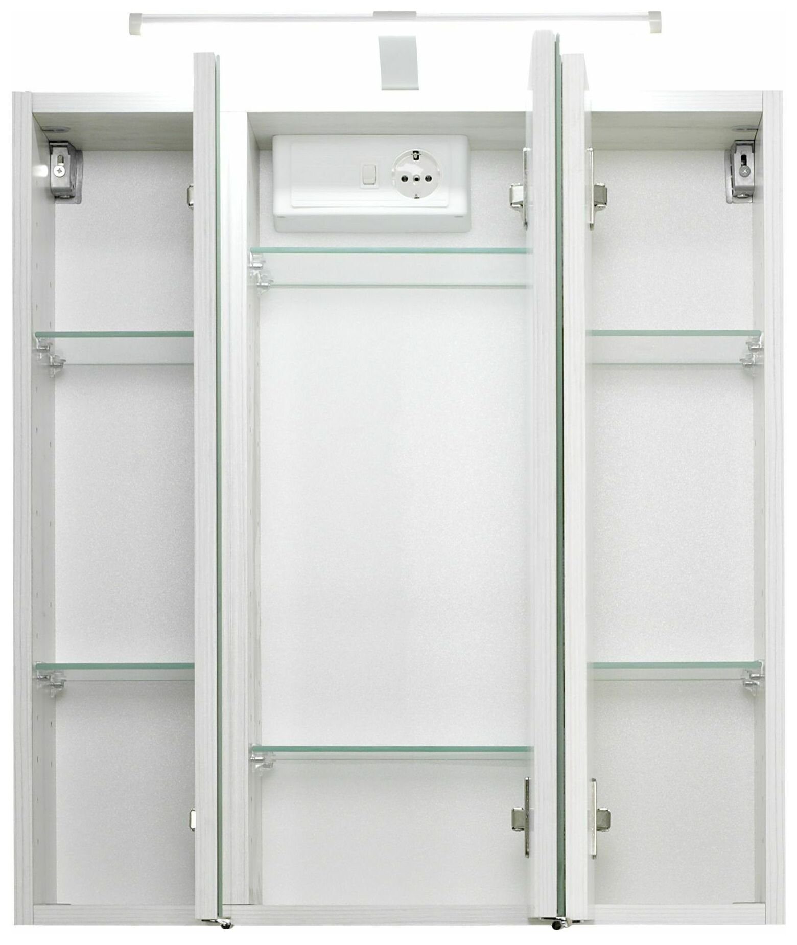 HELD MÖBEL Spiegelschrank Cardiff 60 cm inkl. Beleuchtung weiß