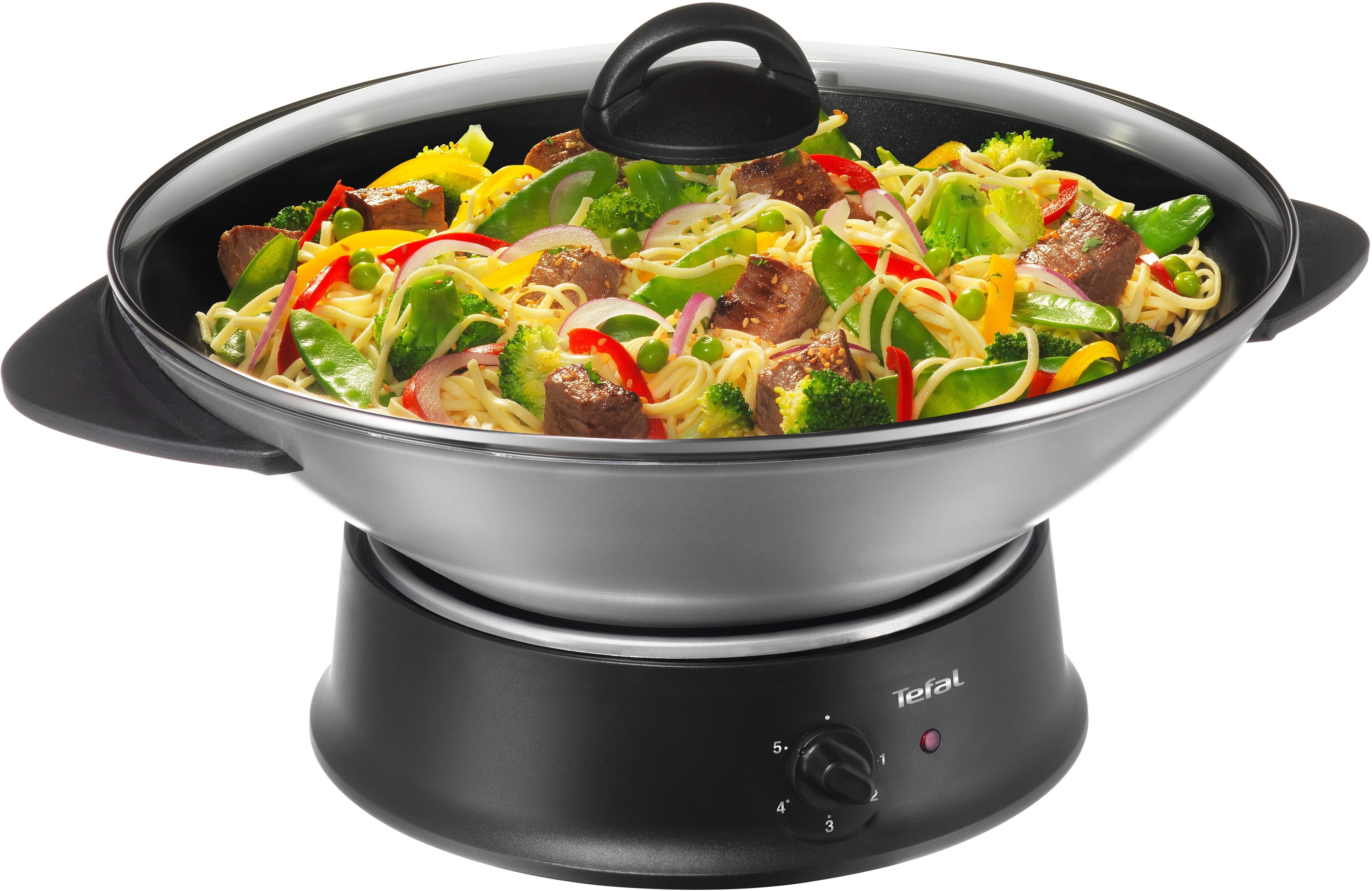 Tefal Elektrische Wokpfanne WO 3000, 1200 W, mit THERMOSPOT®
