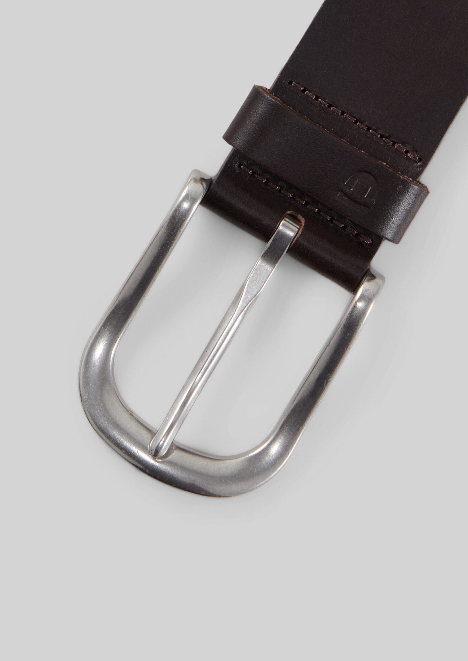 TOM TAILOR Denim Ledergürtel Belts TTDPETER Ledergürtel mit abgerundeter Dornschließe