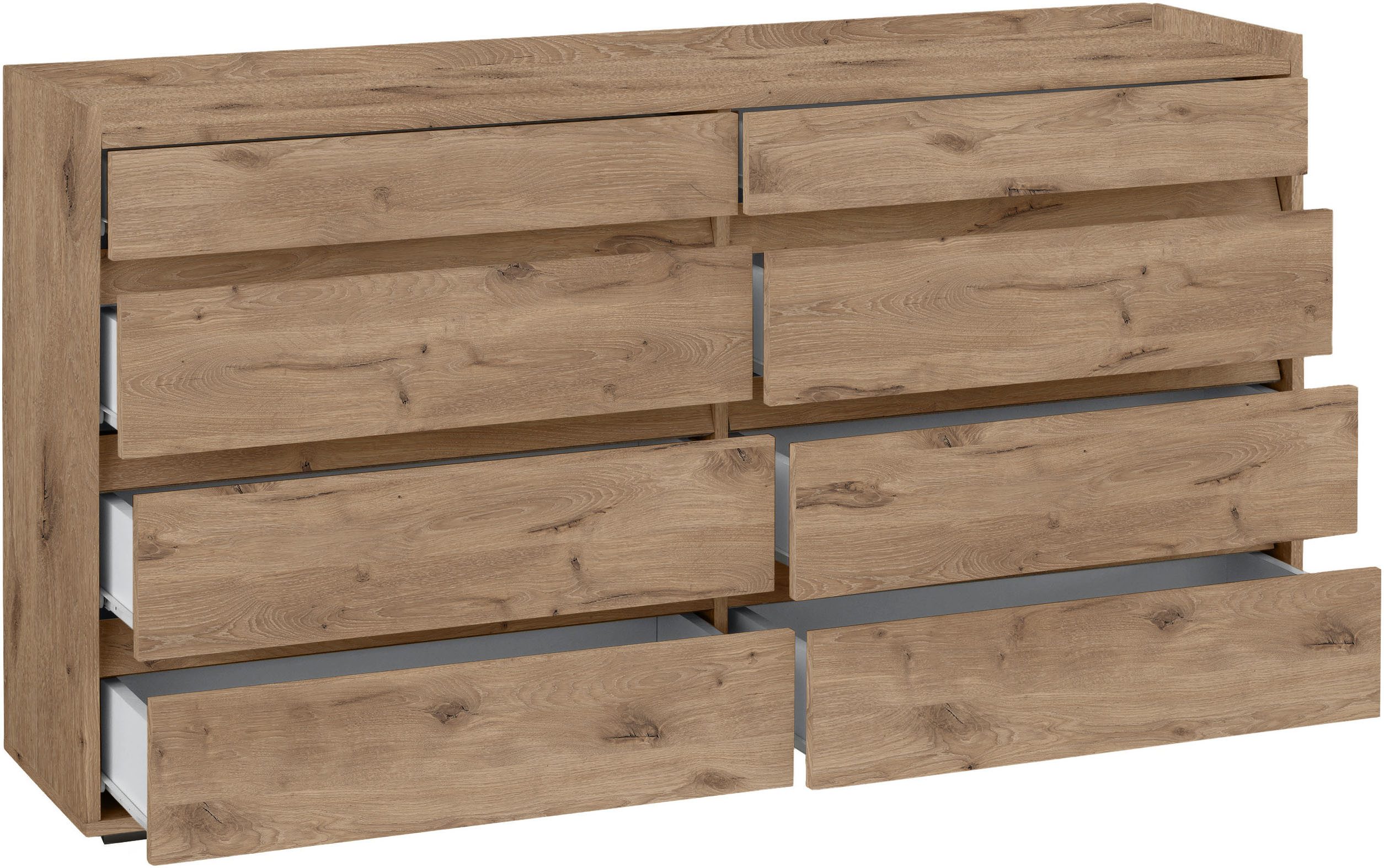 OTTO home Kommode Kosmo, 8 Schubladen mit Vollauszug