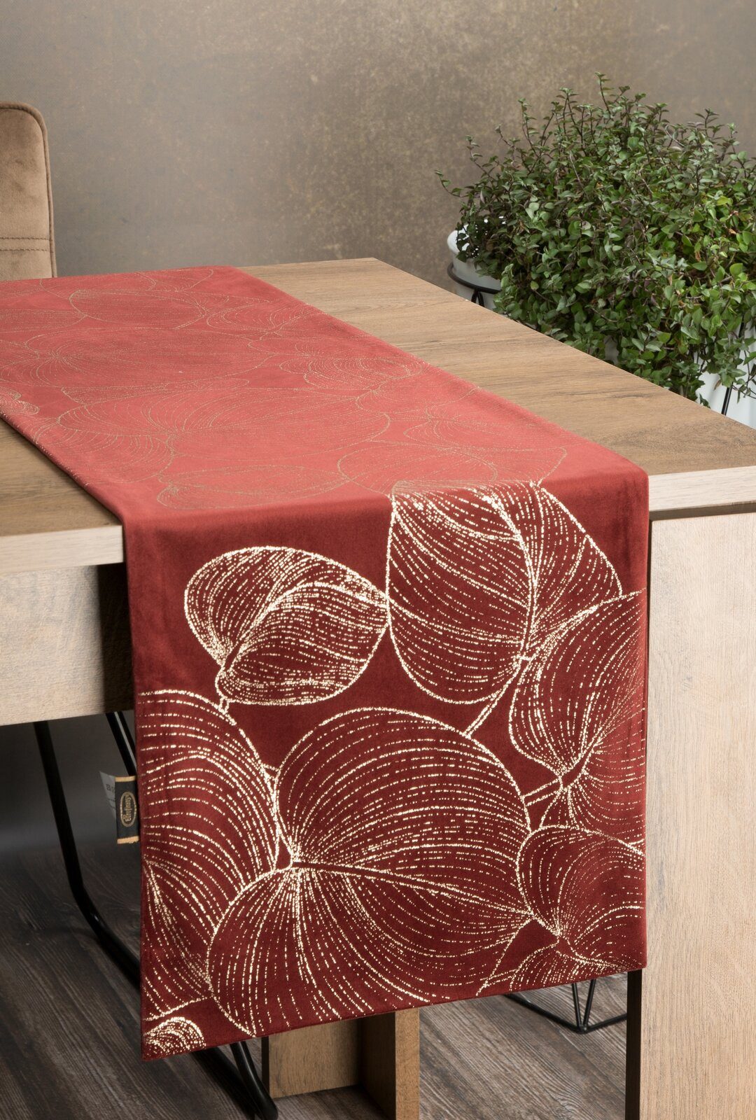 Eurofirany Tischdecke BLINK (Packung 1-tlg), Tischläufer, Samt, Velvet, 35x140 cm, 35x180 cm, 35x220 cm – Bild 2 von 4