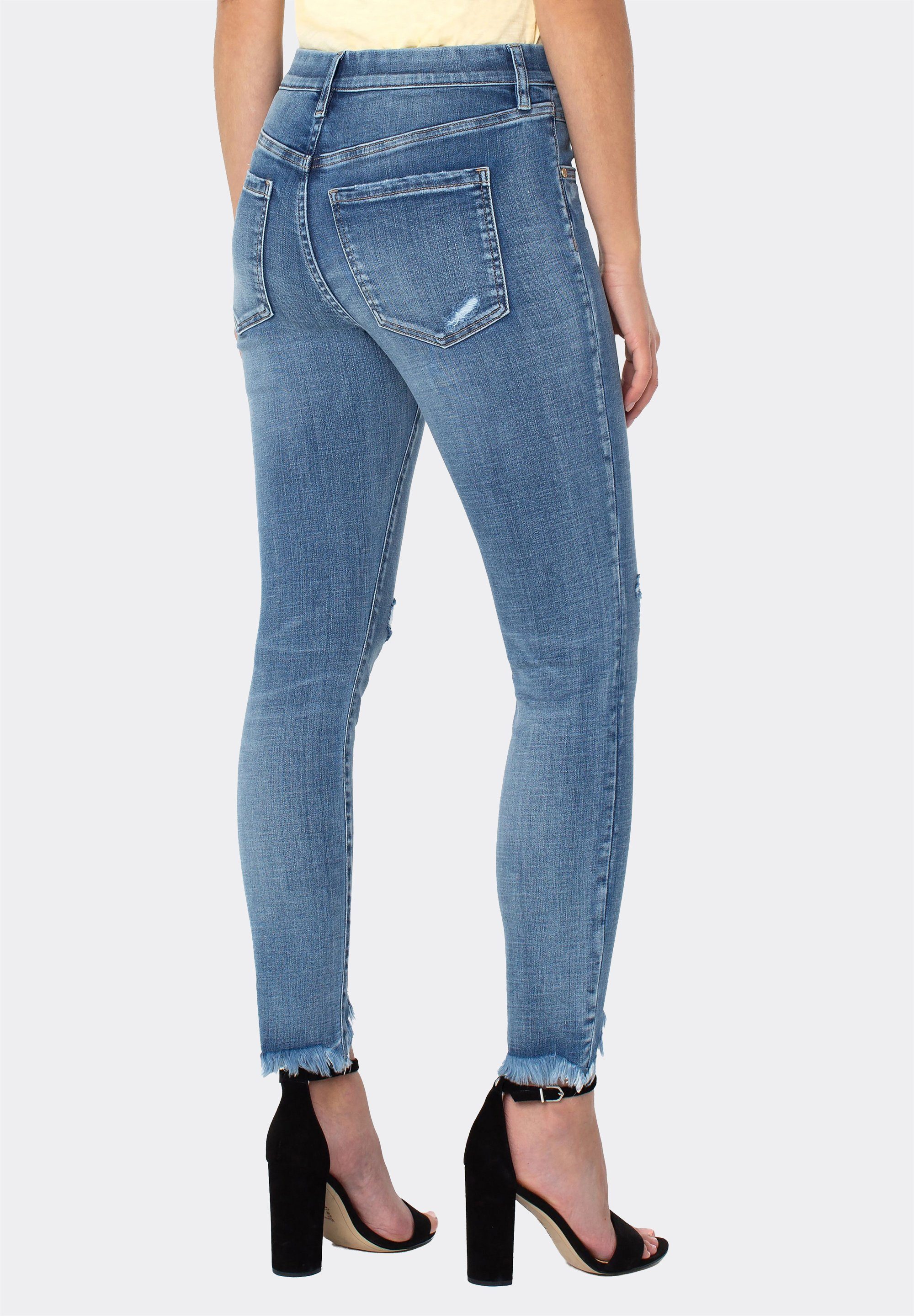 Stretchy komfortabel Liverpool 7/8-Jeans Crop und Skinny Glider Gia