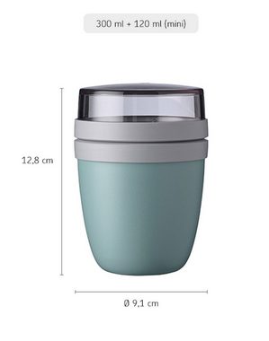Mepal Lunchbox Lunchpot Mini Ellipse Mixed - Vivid Lilac + Nordic Sage – 300 ml