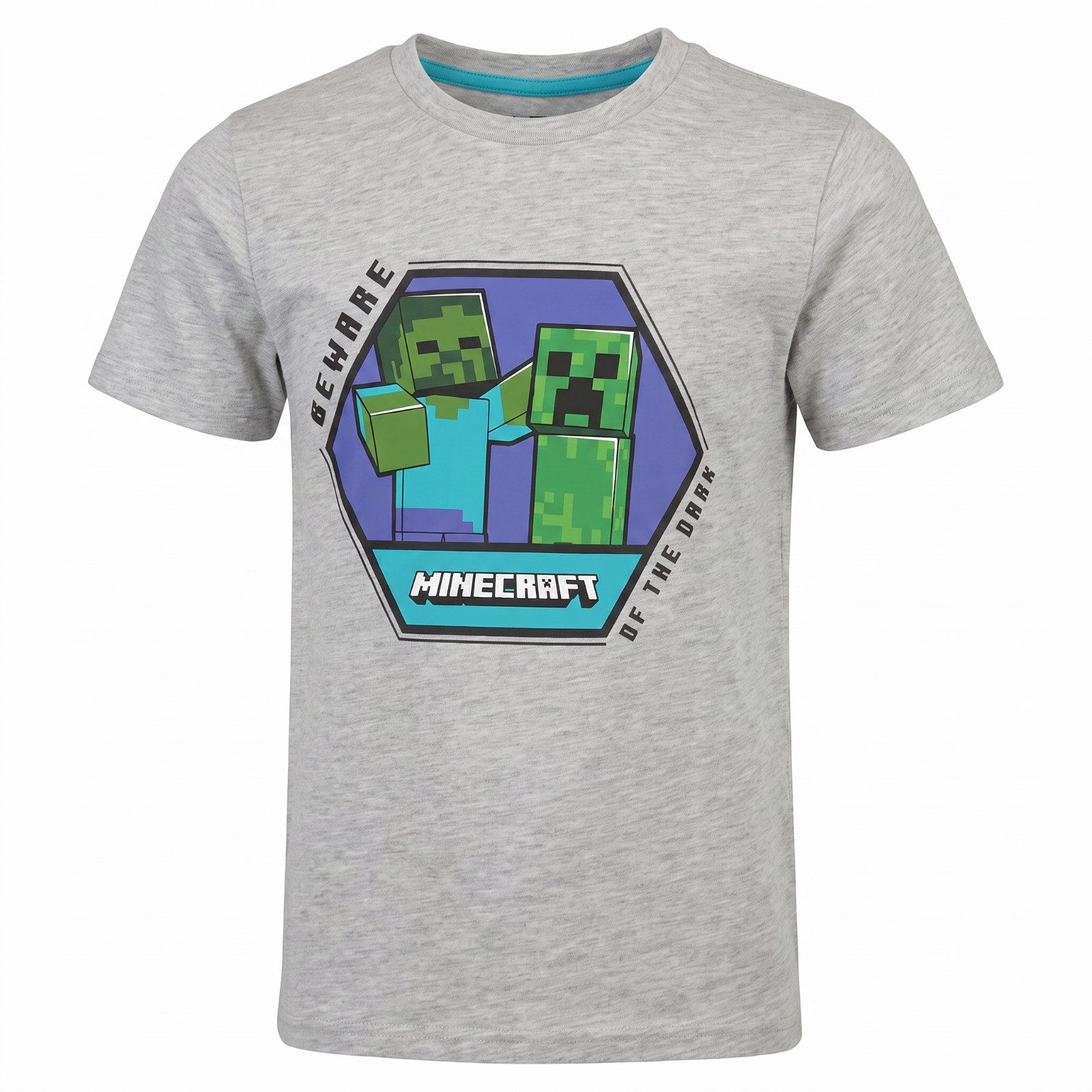 Minecraft Print-Shirt Minecraft Gamer Creeper Zombie Kinder T-Shirt Kurzarm Shirt Gr. 116
