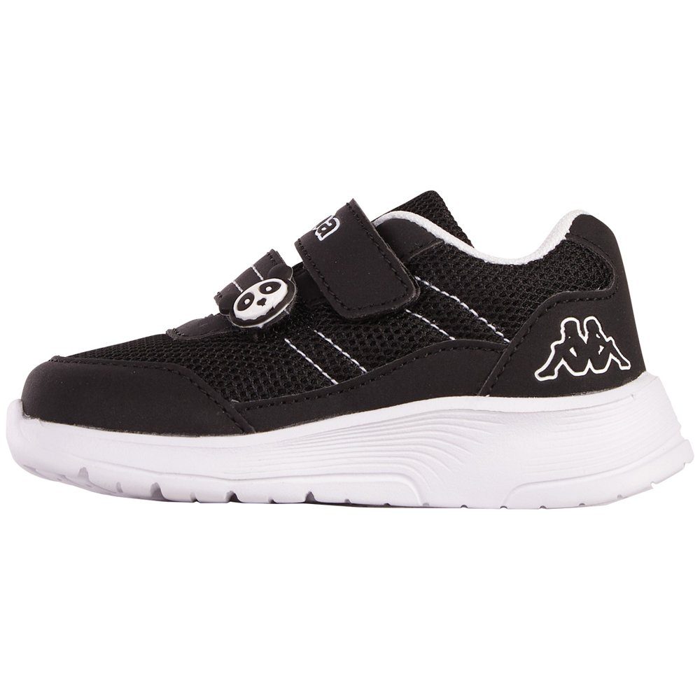 Kappa black-white besonders - niedlichen Klettschuh Tierapplikationen mit kindgerecht: