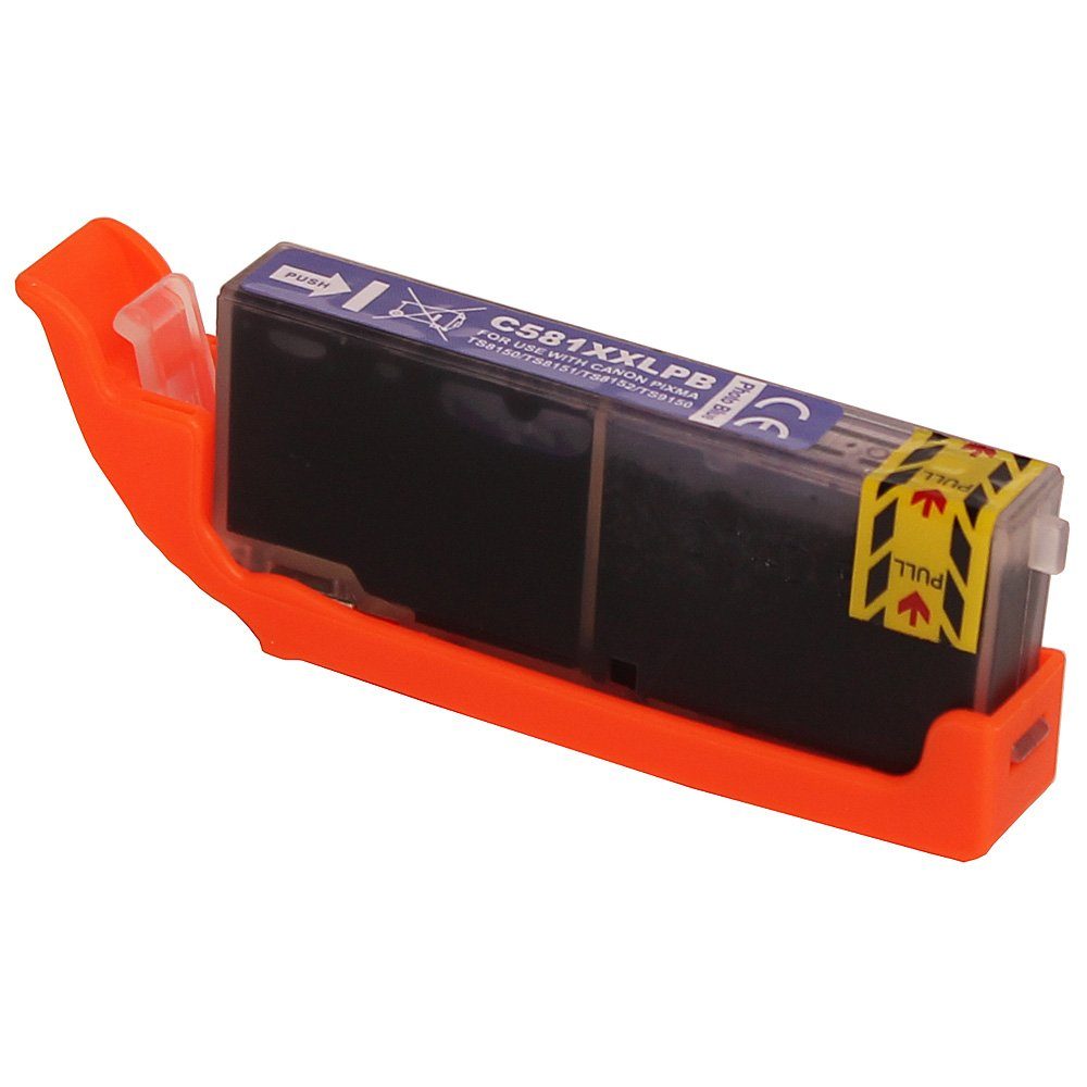 ABC Tintenpatrone (kompatibel für Canon 581XXL Foto Blau Pixma TS8100 TS8120 TS8150 TS815, 8241 TS8242 TS8250 TS8251 TS8252 TS8300 TS8350 TS8351 TS8352 TS9100 TS)