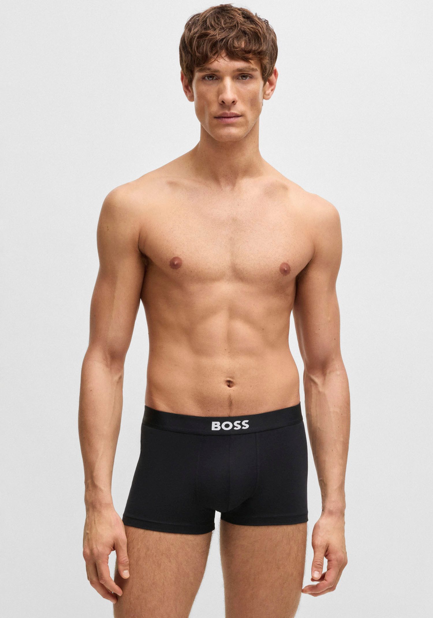 BOSS Trunk 3P Trunk BOSS ONE mit unifarbenen Bund günstig online kaufen