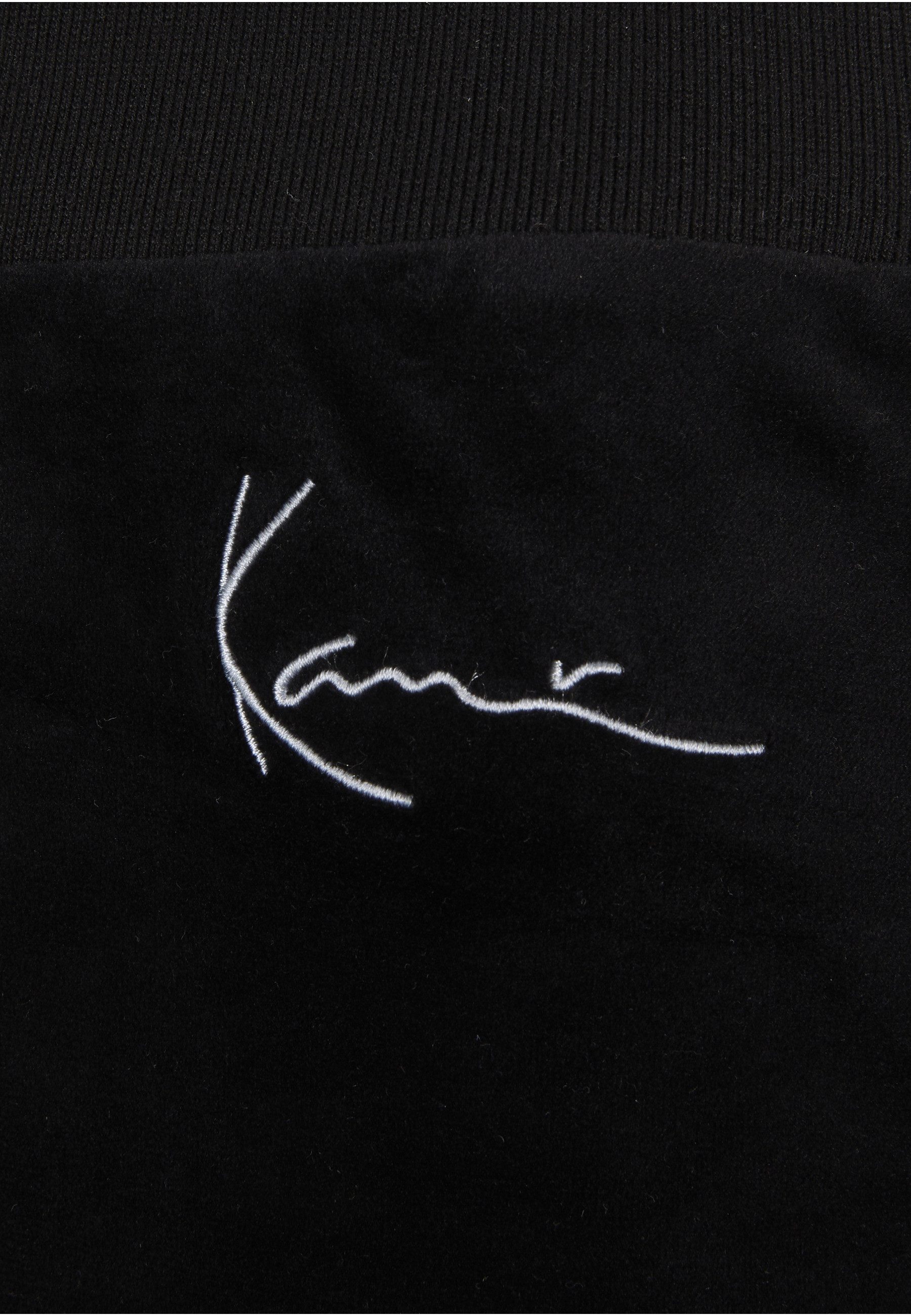 Karl Kani Jogginghose Karl Kani Signature Rhinestone Velours Trackpants (1-tlg)