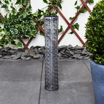 hofstein LED Solarleuchte Solar Aussen Leuchte LED Garten Lampen Balkon Hof Beleuchtung