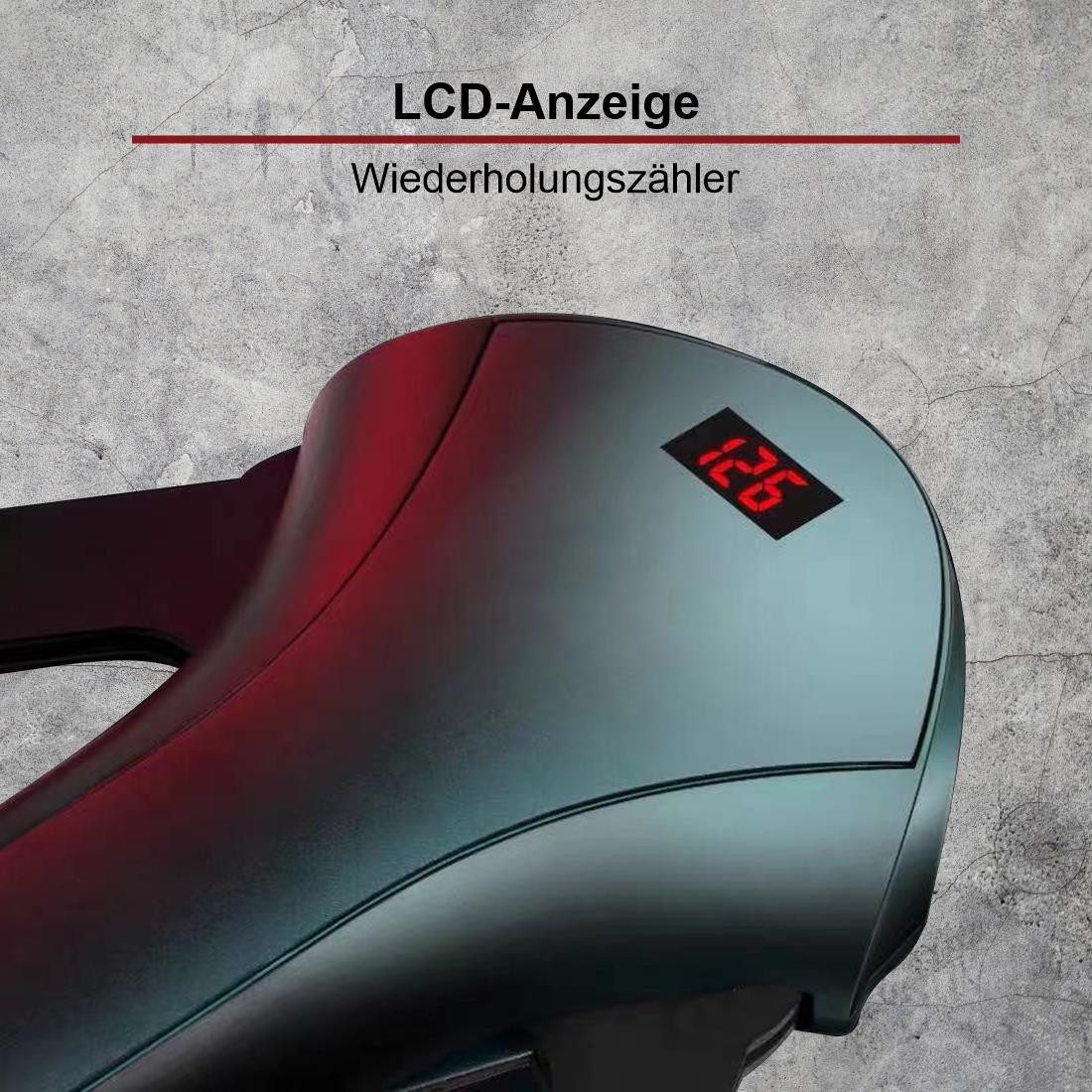 MIIGA Hantel MIIGA Biegehantel verstellbar 0-100 kg Eisen Bizeps Trizeps Trainer, (1 Biegehantel), Verstellbarer Widerstand LCD-Anzeige Sicherheitsbänder Standby-Modus