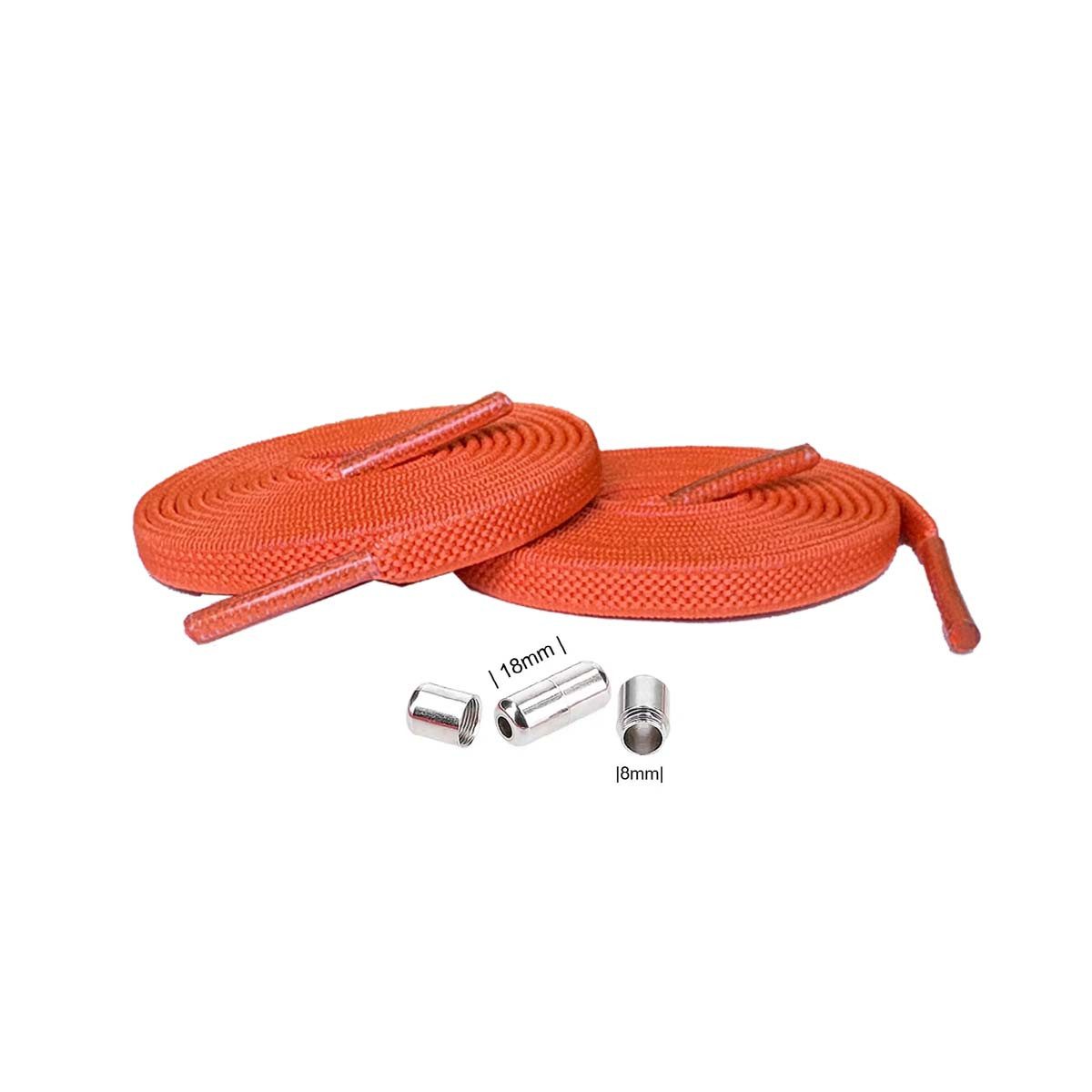 Basicwear Germany Schnürsenkel Elastische flache Schnürsenkel mit Drehverschluss