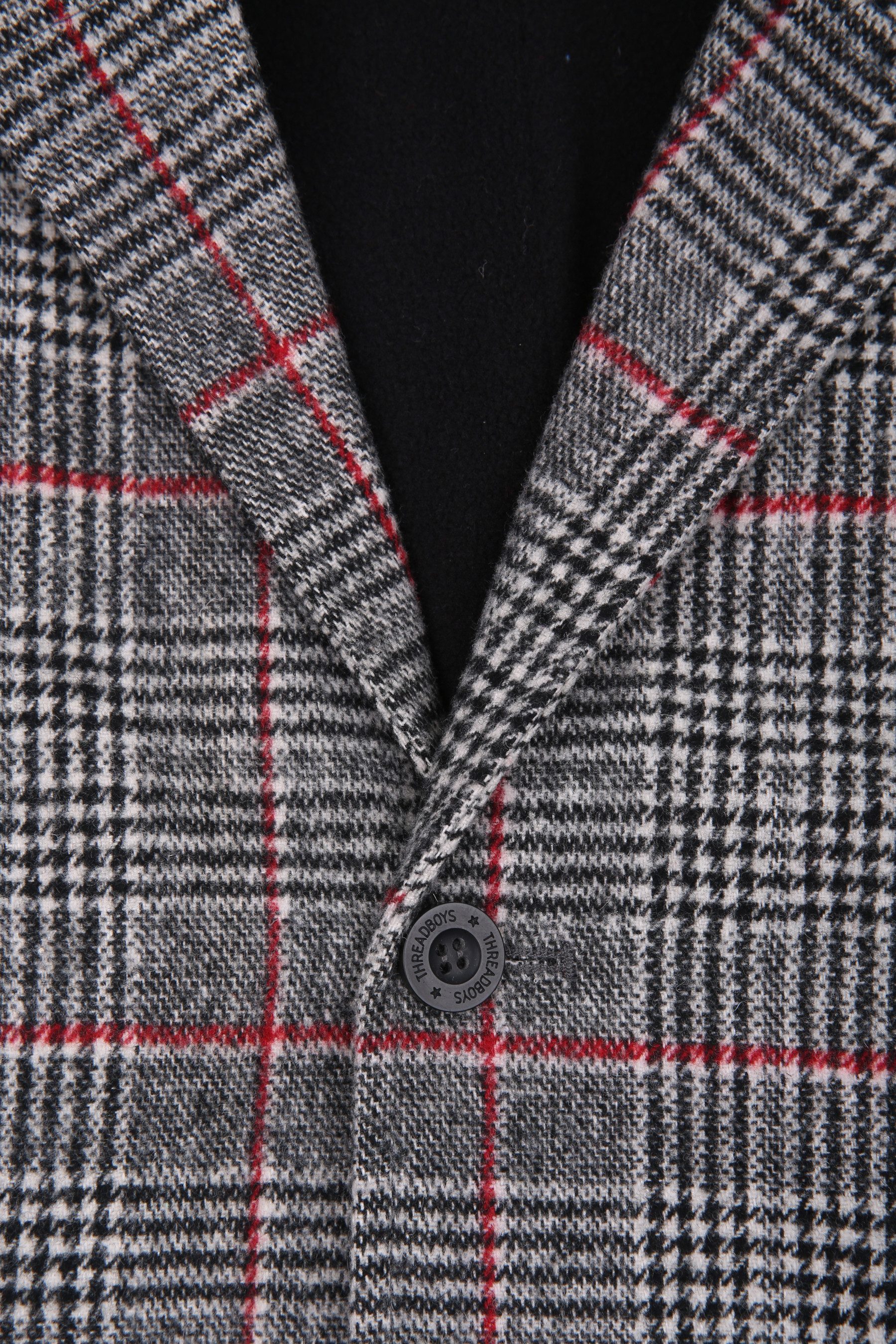 Threadboys Kurzmantel THBChecked (1-tlg) im tollen Karo-Design