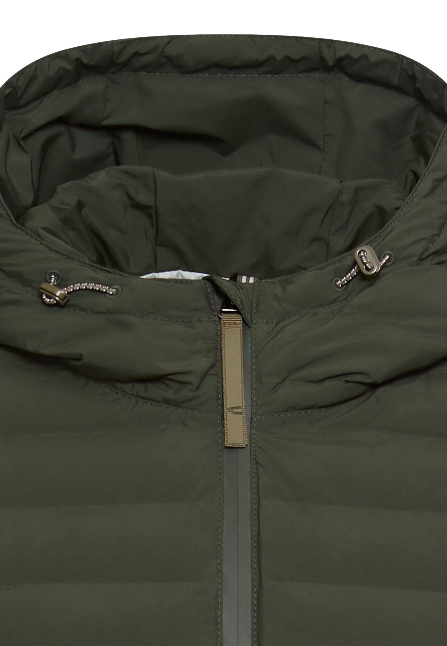 camel active Funktionsjacke mit verstellbarer Kapuze Langarm Markenlogo