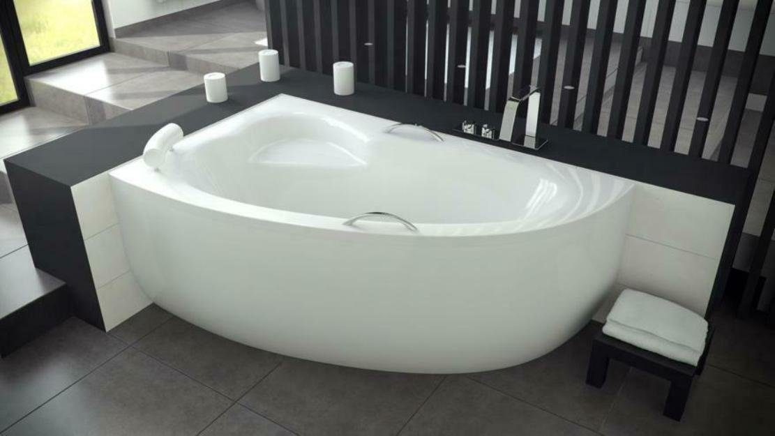 Xlmoebel Eckwanne Eckige Badezimmerwanne aus hochwertigem Material in elegantem Design, (1-tlg), Hergestellt in Europa