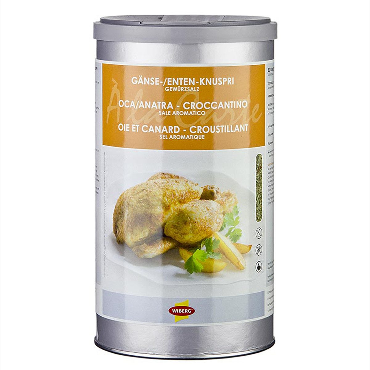 WIBERG Gewürz, Wiberg Gänse Enten Knuspri Gewürzsalz im Aromatresor Dose 950g