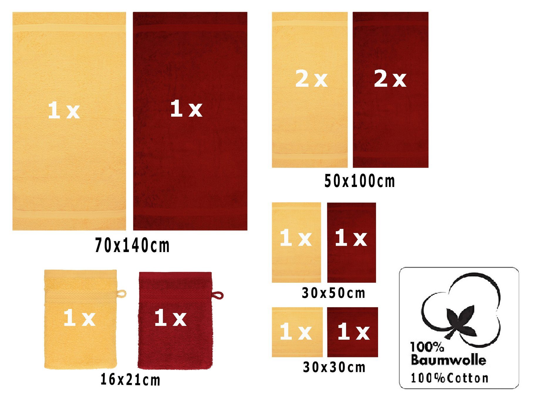 Betz Handtuch Set 12-tlg. Handtuch Set günstig online kaufen