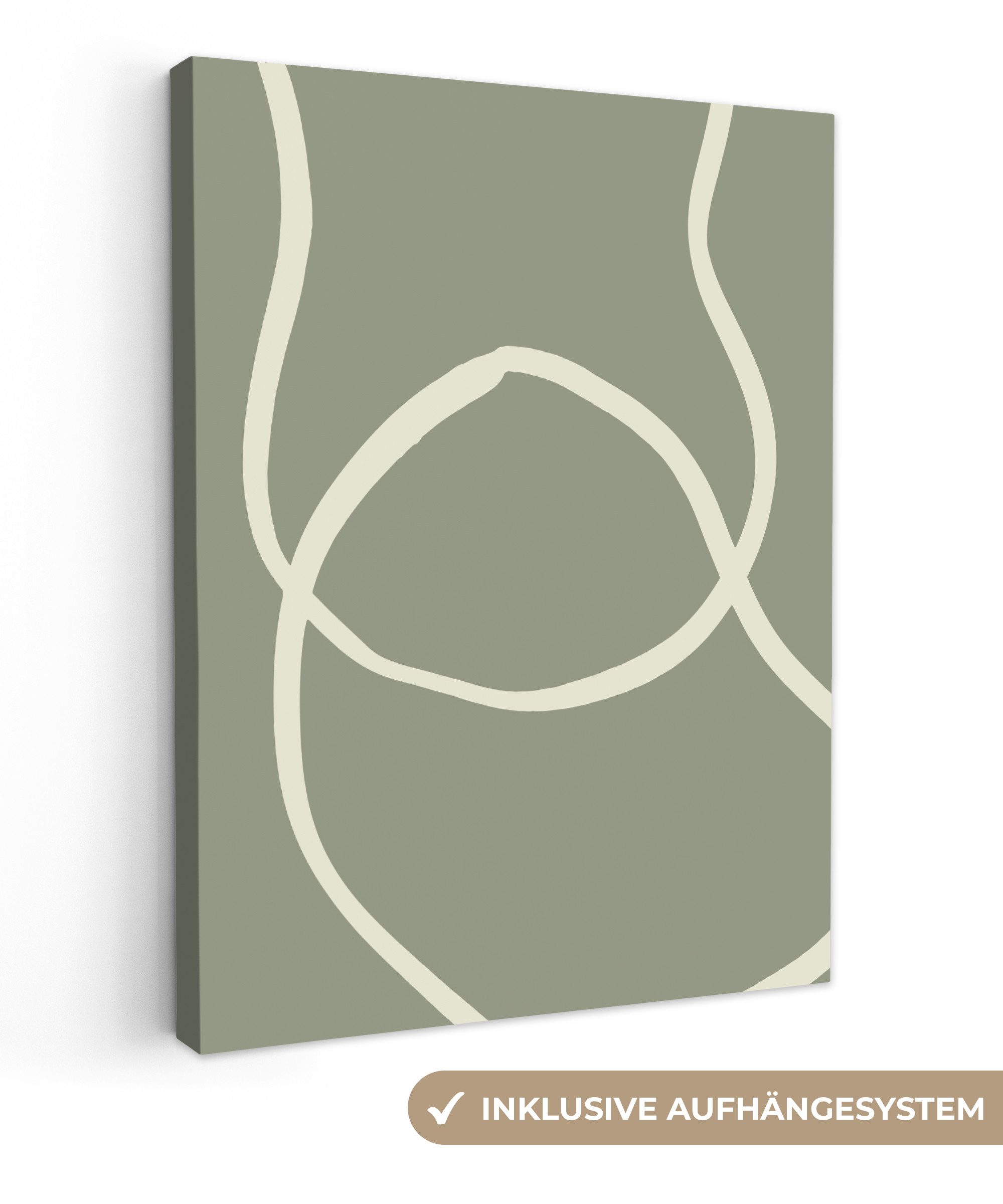 OneMillionCanvasses® Leinwandbild Linien - Figuren - günstig online kaufen