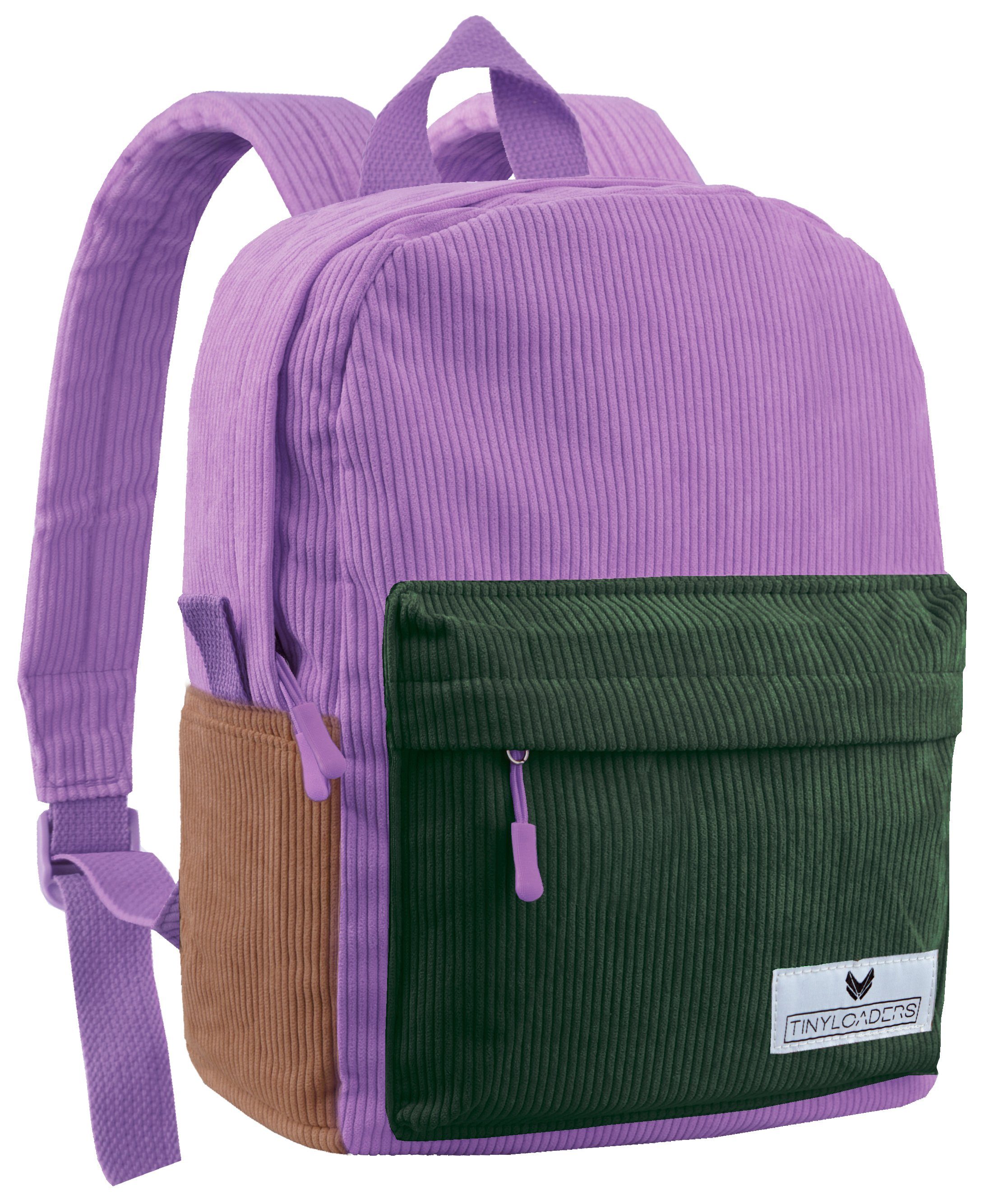 TINYLOADERS Kinderrucksack Kinderrucksack Kord Kinder Rucksack Backpack Daypack Wanderrucksack, Rucksack Kinder, Innentasche, PFC-frei, Robuste Zipper, Kordrucksack