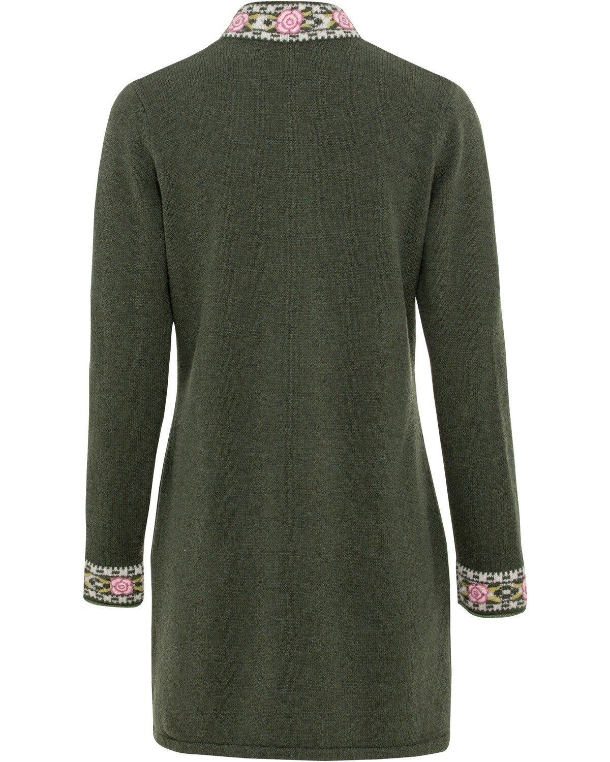 Reitmayer Strickjacke Lange Strickjacke mit Jacquard-Muster günstig online kaufen