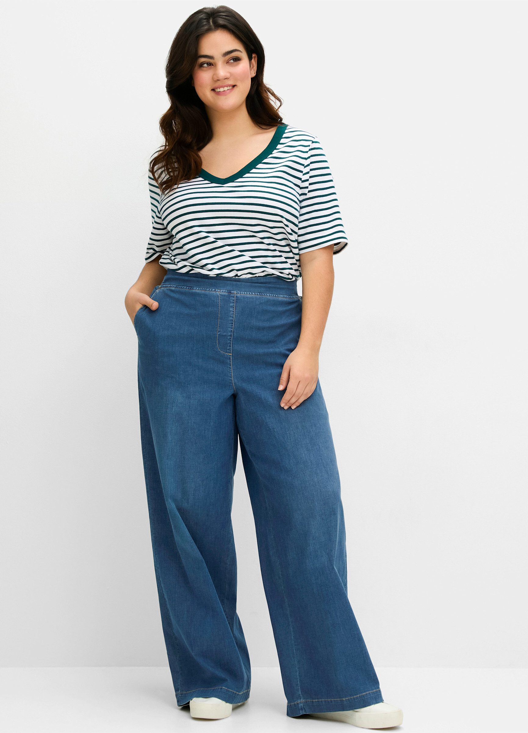 Sheego Bequeme Jeans Schlupfjeans günstig online kaufen