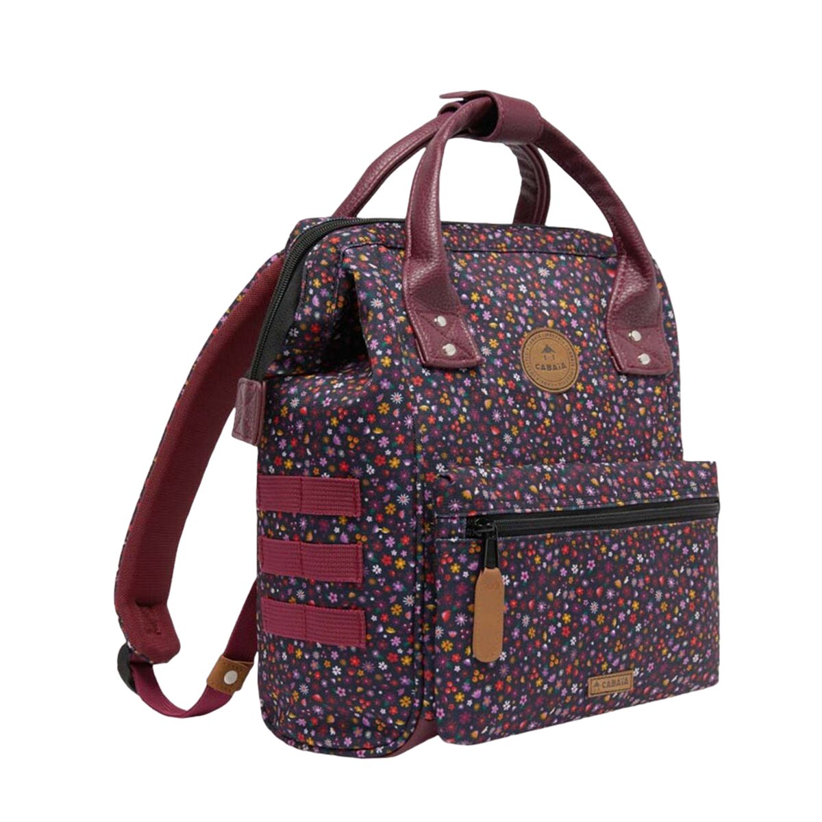 CABAIA Rucksack Adventurer Small Lausanne (Set, 3-tlg., inkl. 2 auswechselbaren Vordertaschen), Tagesrucksack mit austauschbaren Vordertaschen