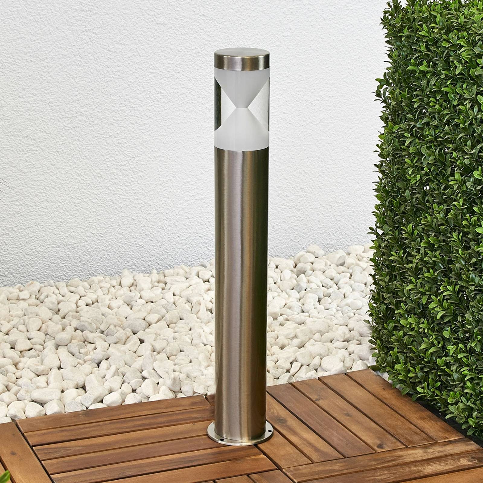 Lindby Außen-Stehlampe Fabrizio, 1 x 4,1 W LED, warmweiß