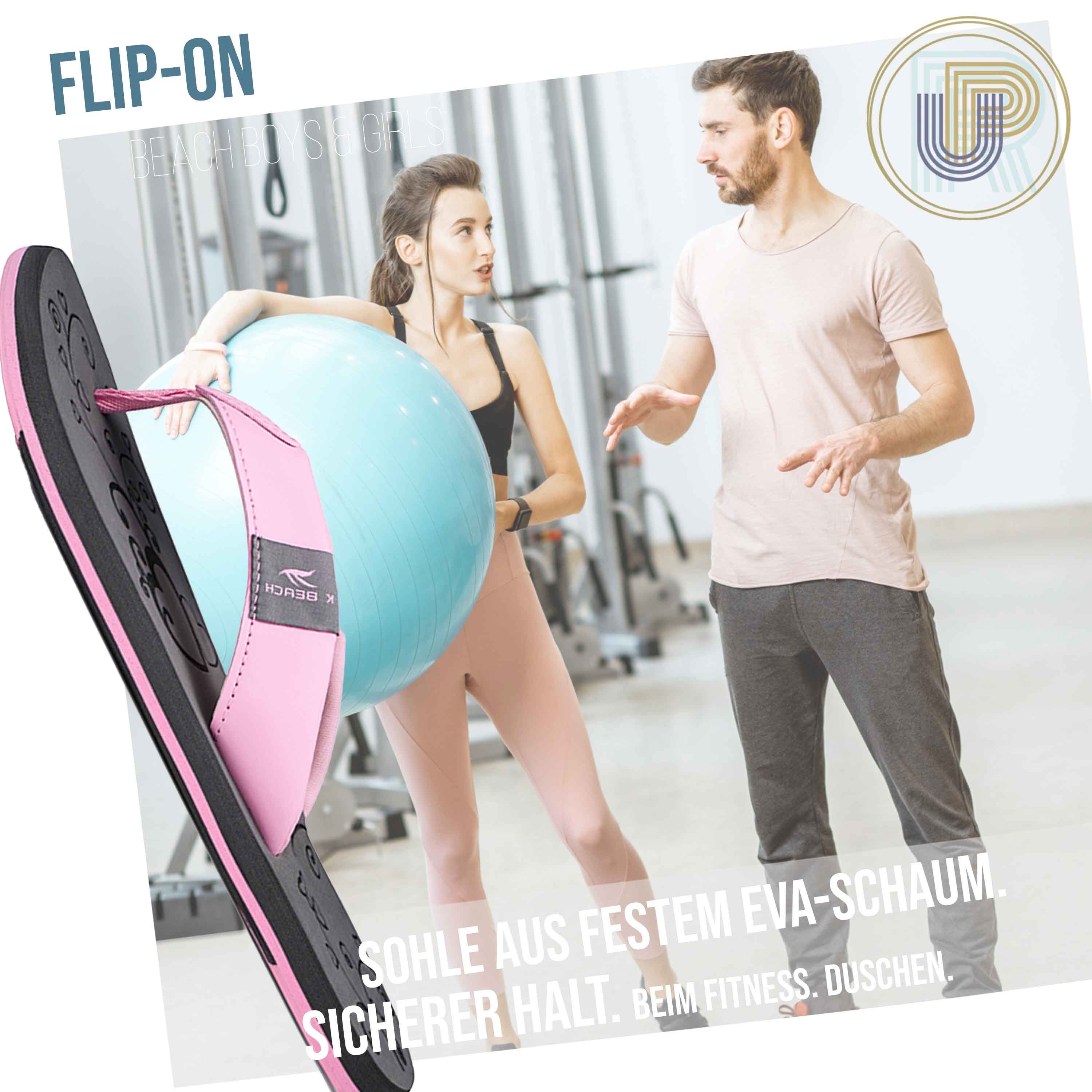 Ultrapower Flip-On Zehentrenner – Leichtes Modell mit Struktur & Halt Zehentrenner (Rutschfeste Laufsohle mit Struktur Gr. 40, Flip Flops Komfort und Stil) Strukturierte Sohle mit Halt – ideal für Dusche & Spa