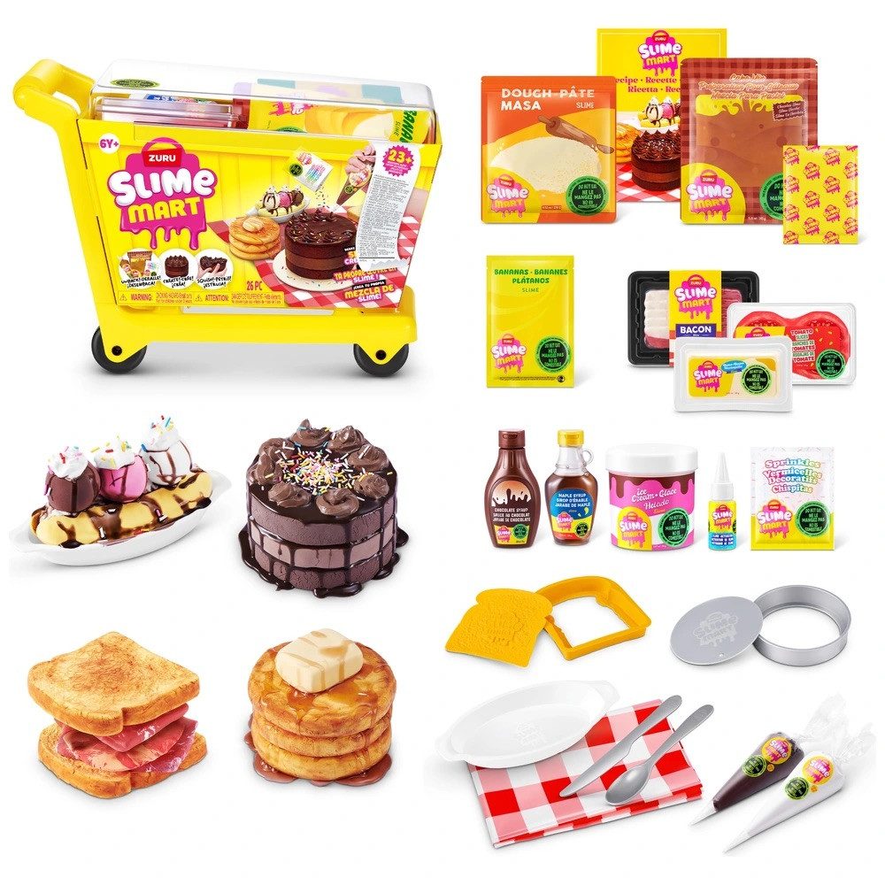 ZURU Knete ZURU 15907 - Slime Mart Einkaufswagen - Schleim