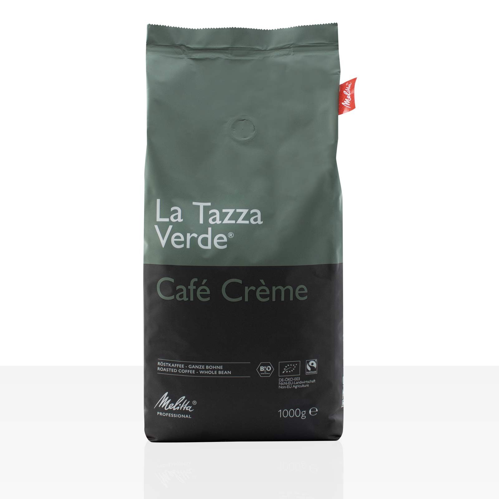 Melitta Kaffee Melitta La Tazza Verde Cafe Creme Bio Fairtrade - 1kg Kaffeebohnen