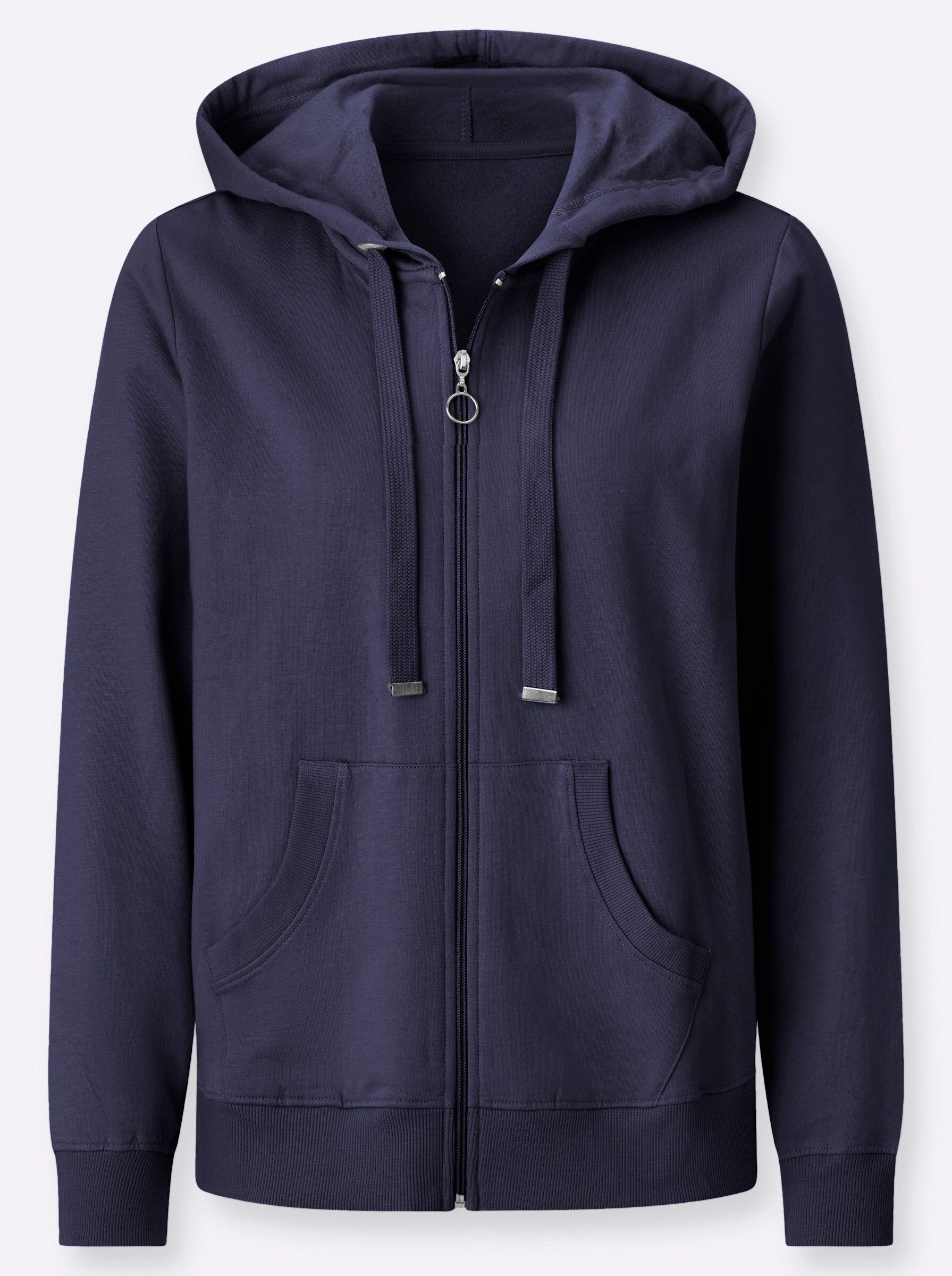 Shirtjacke Sweatjacke Langarm