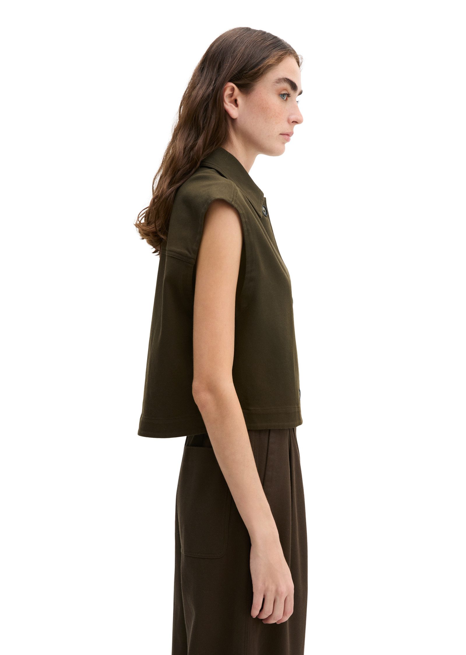 Marc O'Polo Anzugweste aus Baumwoll-Twill-Stretch – Bild 2 von 5