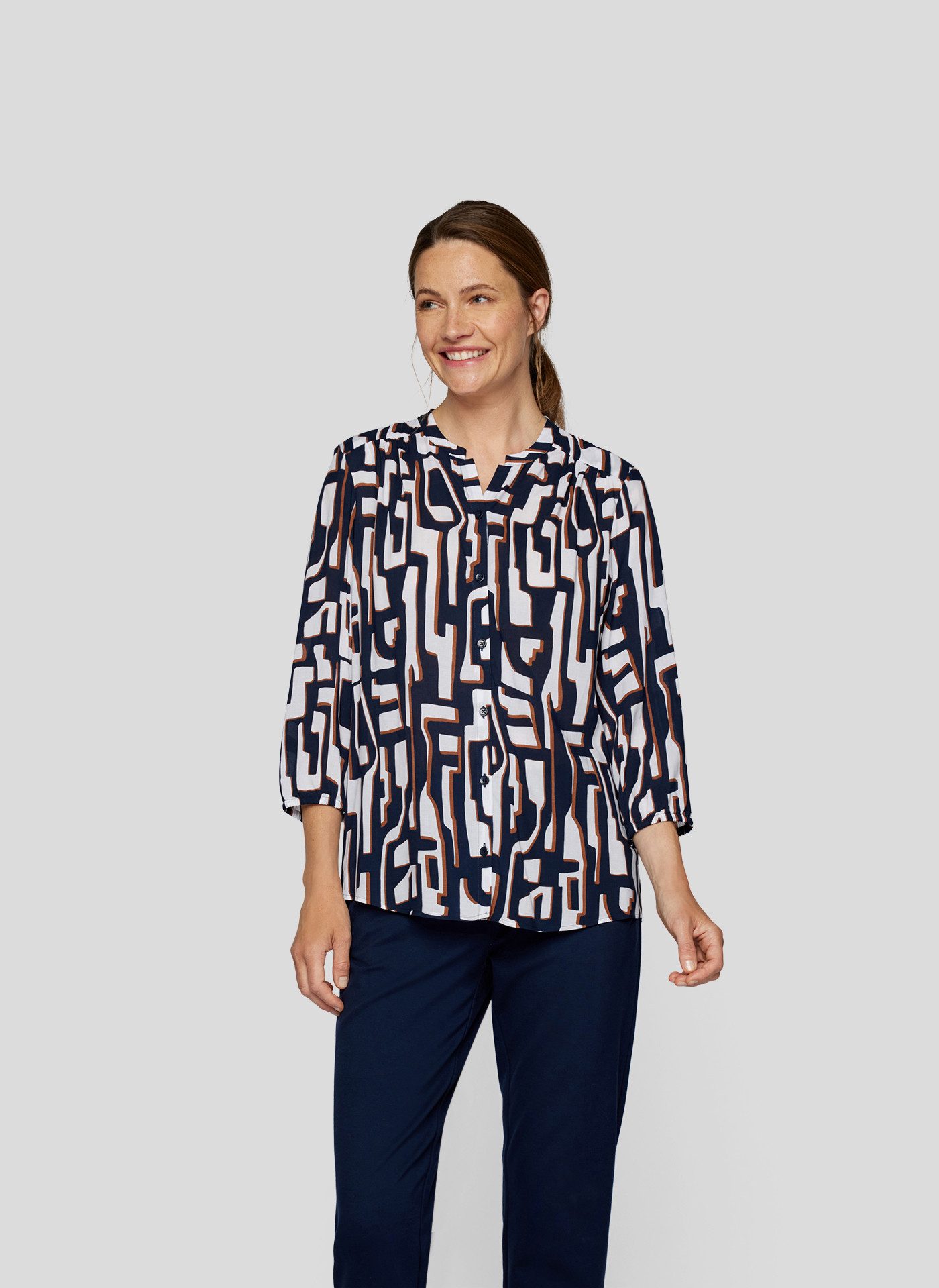 Druckbluse