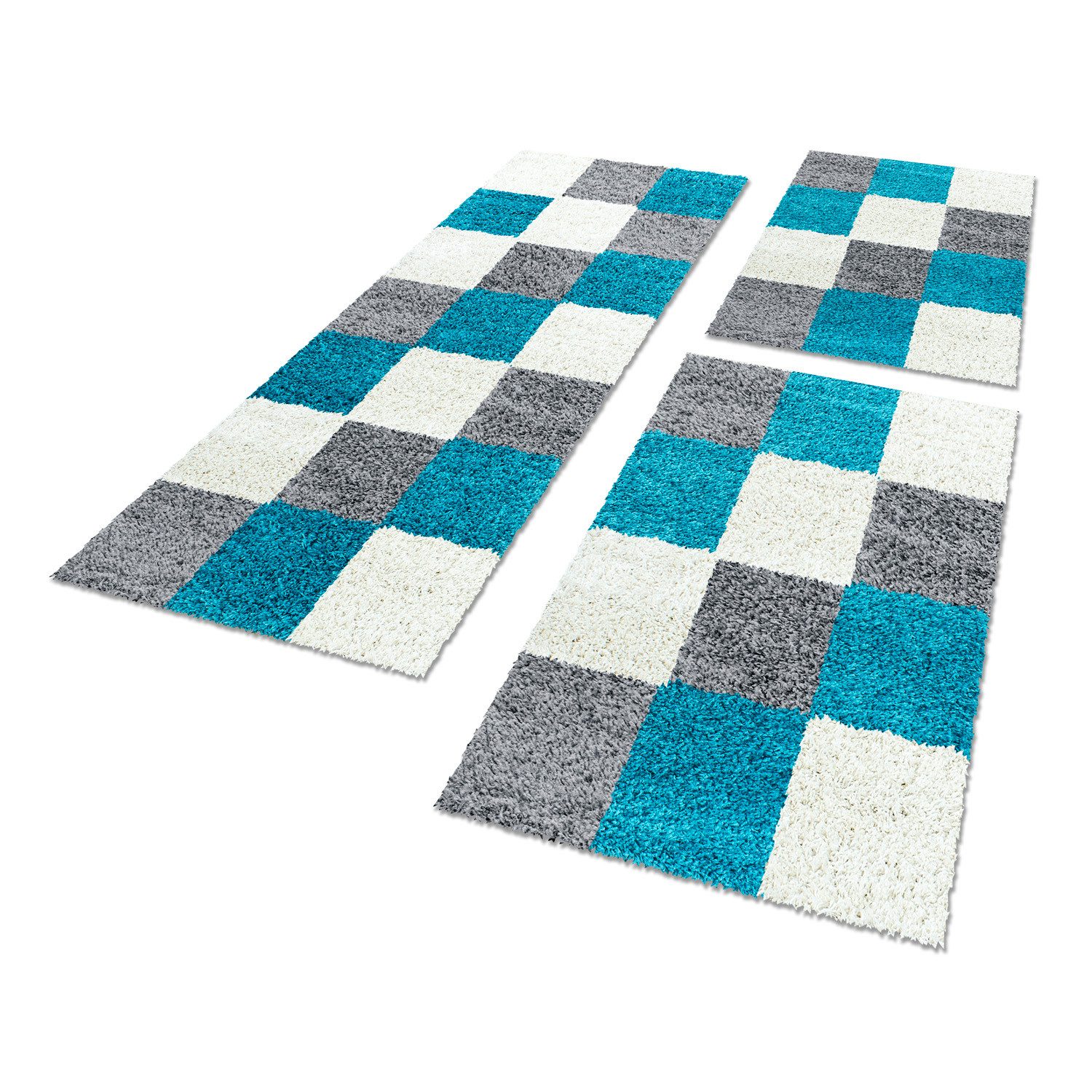 Teppium Teppich Kariert Design, Rechteckig, Höhe: günstig online kaufen