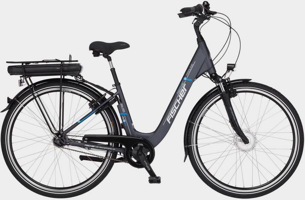 E-Bike »CITA ECU 2200 318«, 7 Gang Shimano Nexus Schaltwerk, Nabenschaltung, Frontmotor 250 W, (mit Akku-Ladegerät, mit Beleuchtungsset, mit Fahrradkorb, mit Fahrradschloss, mit Werkzeug), ebike Damen