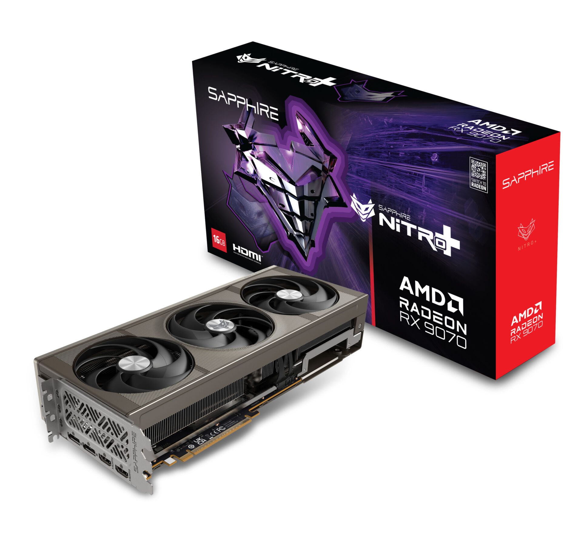 Sapphire Radeon RX 9070 Grafikkarte