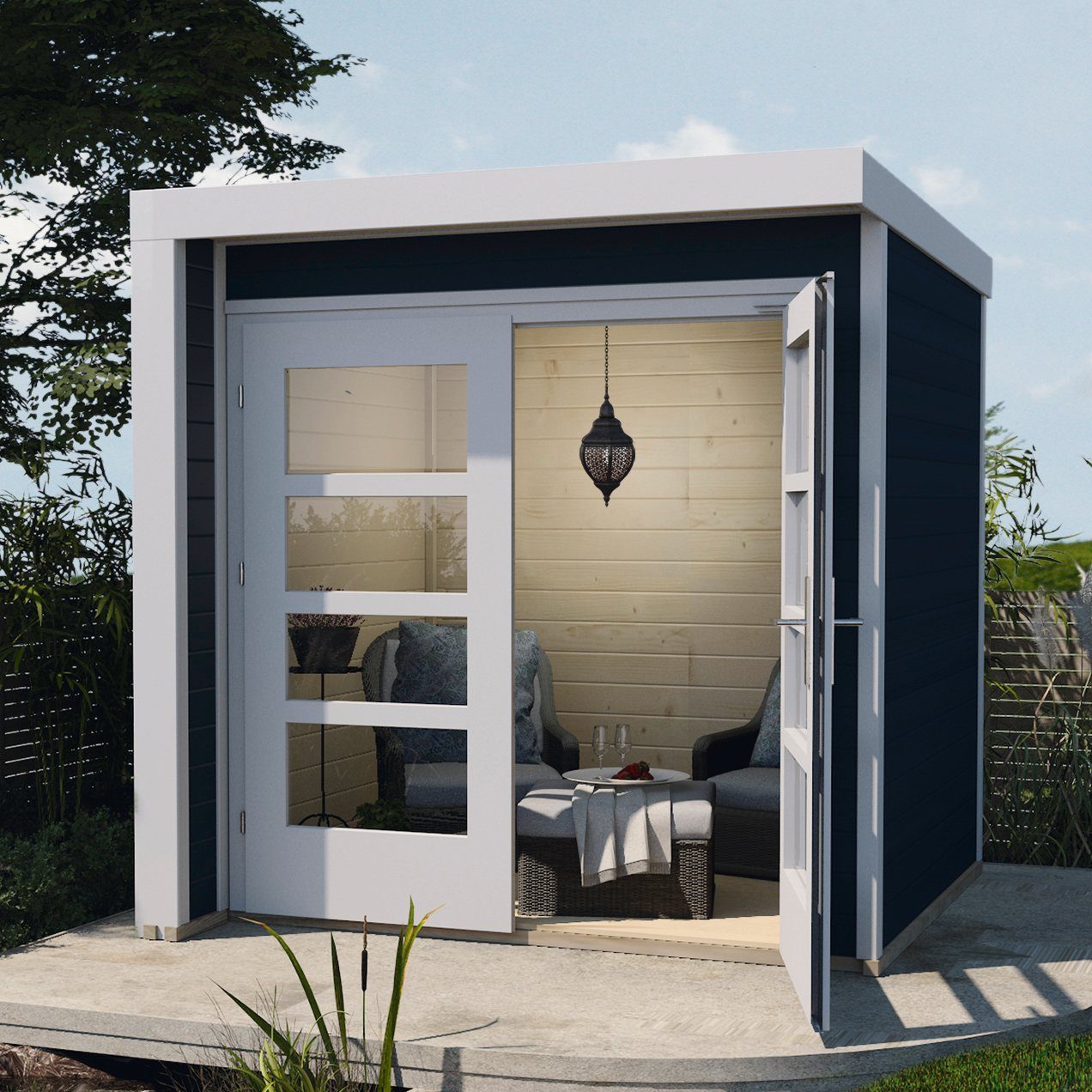 weka Gartenhaus Design 262, BxT: 214x215 cm