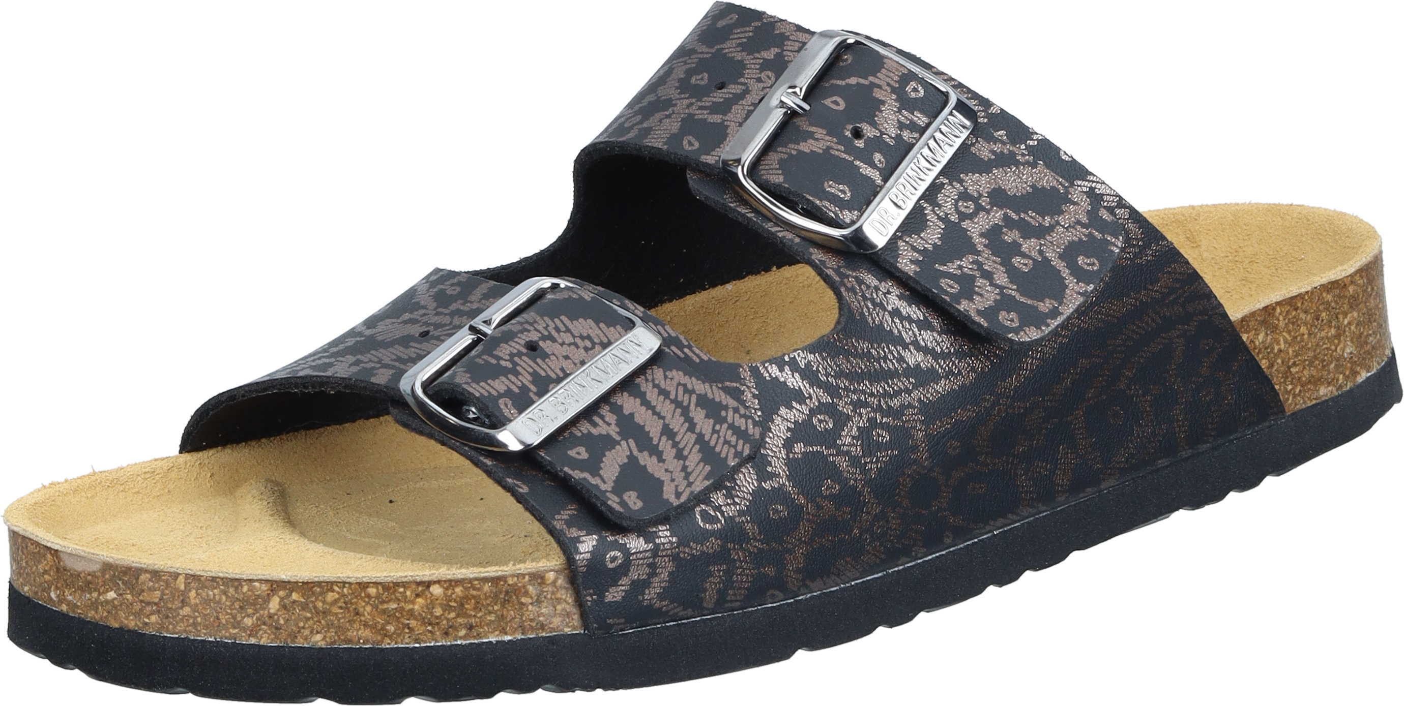 Dr. Brinkmann Pantoletten Pantolette aus strapazierfähigen Gewebefasern