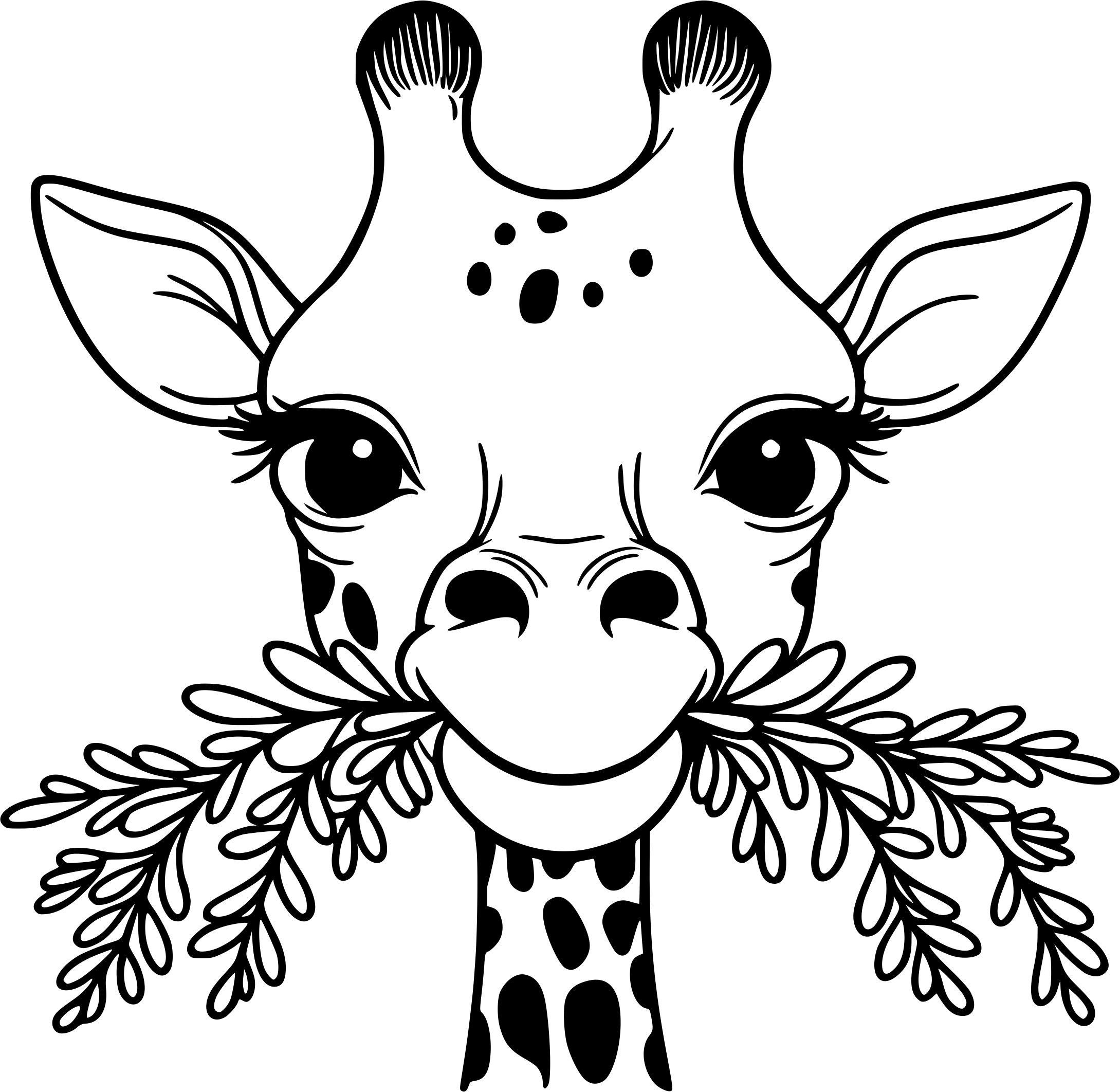 Wandtattoodesign Wandtattoo Aufkleber Wandaufkleber Giraffe 60x60cm Farbe Schwarz (1 St), Selbstklebend, Rückstandslos entfernbar