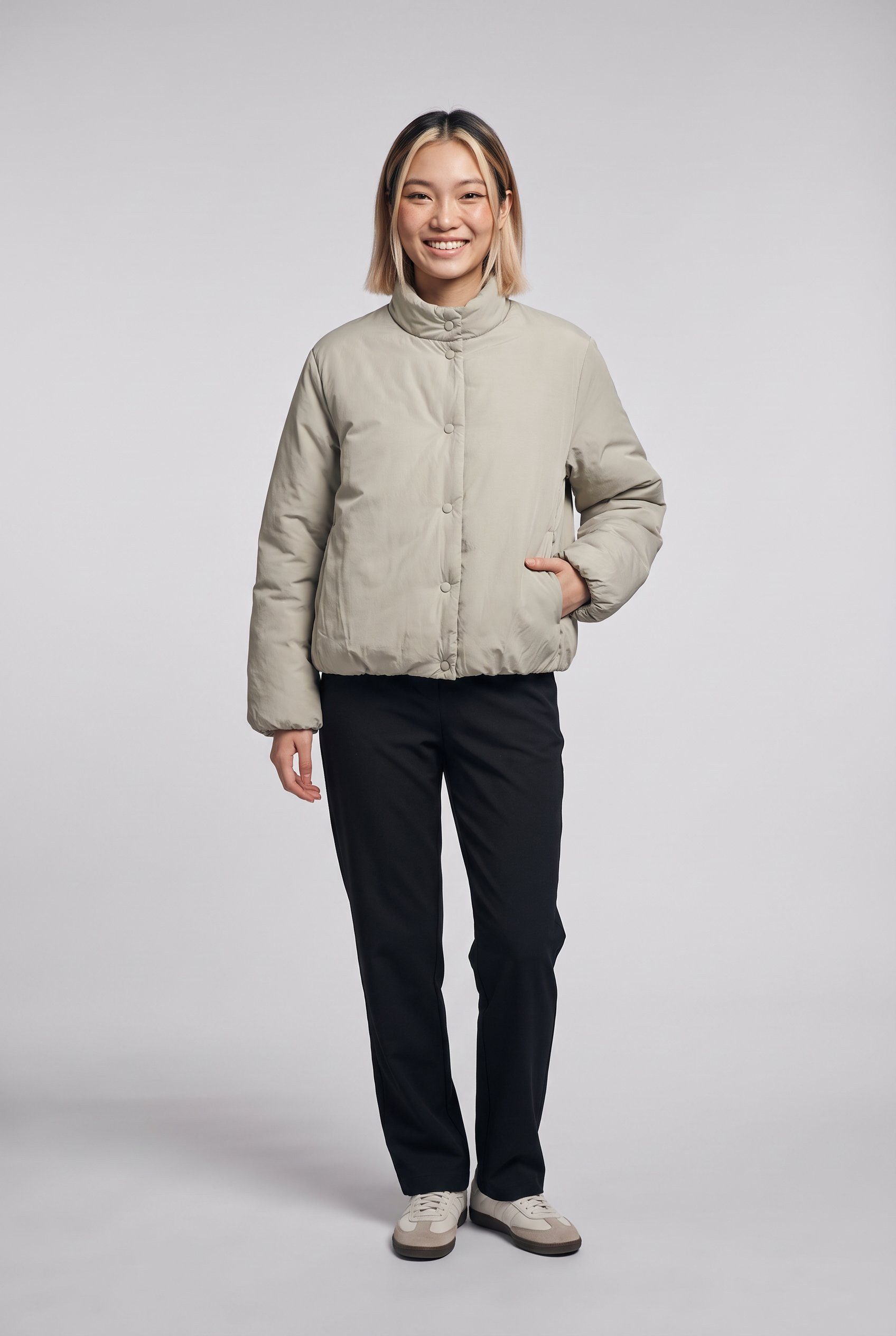Vero Moda Kurzjacke VMROSIA SHORT JACKET BOO Kunstfaser – Bild 4 von 5