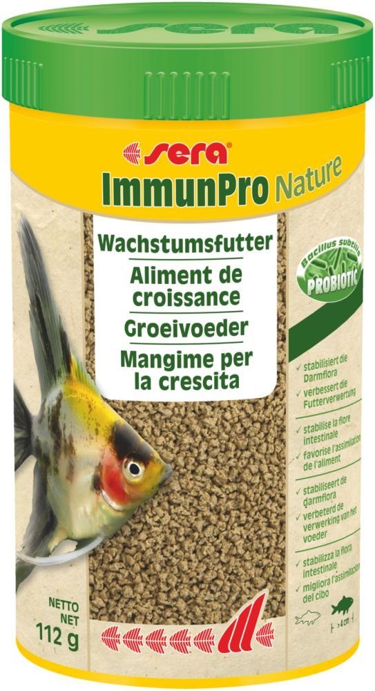 Aquariendeko sera ImmunPro Nature Wachstumsfutter