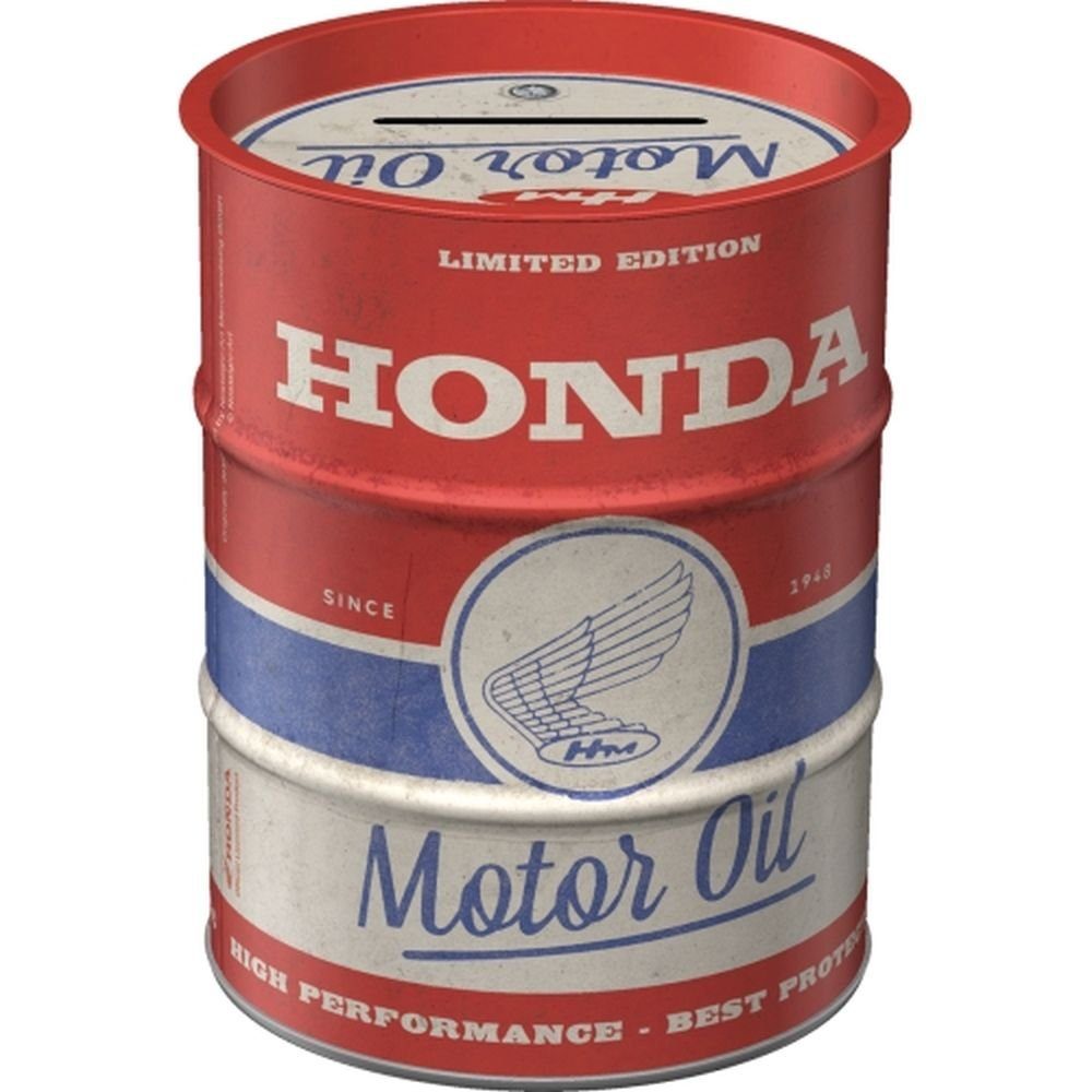 Nostalgic-Art Spardose Spardose Ölfass - Honda MC - Motor Oil günstig online kaufen