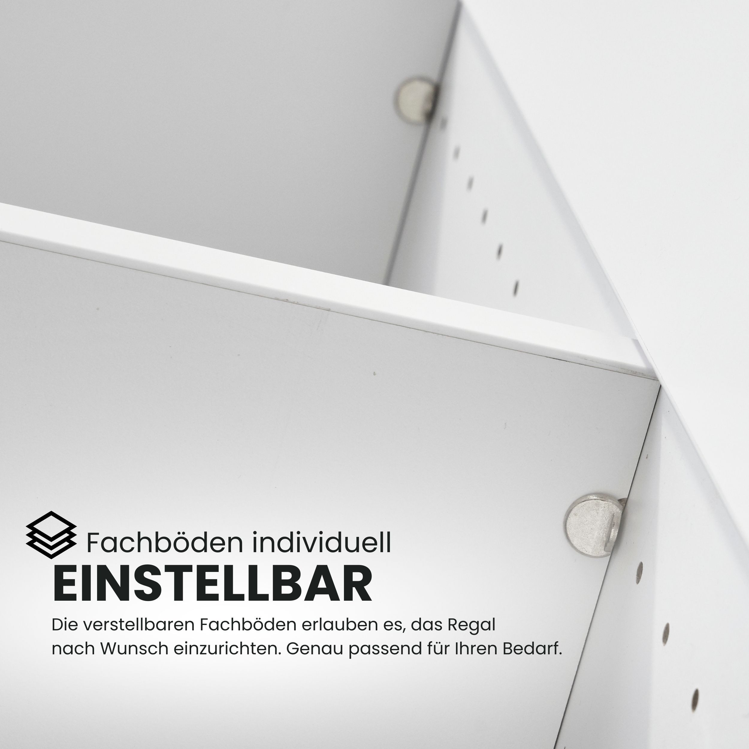 bümö Aktenregal smart Schubladen Regal - 4 Schübe, Dekor: Weiß