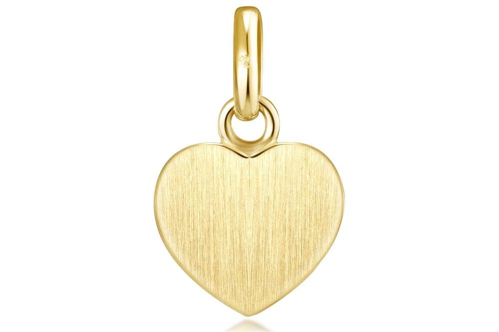Silberkettenstore Kettenanhänger Gravuranhänger Herz 239886.300 - 333 Gold