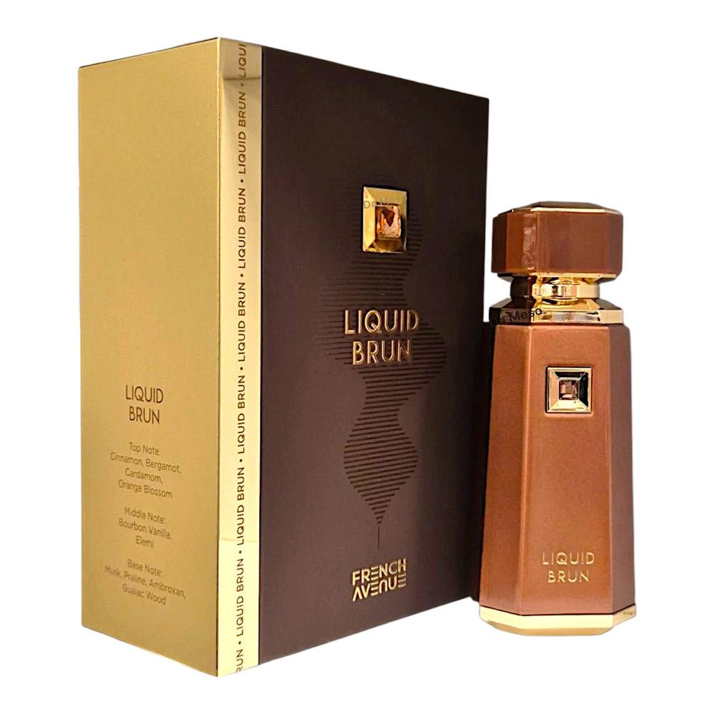 French Avenue Duft-Set Liquid Brun EDP Liquid Brun Limited Edition + Parfümzerstäuber (leer)
