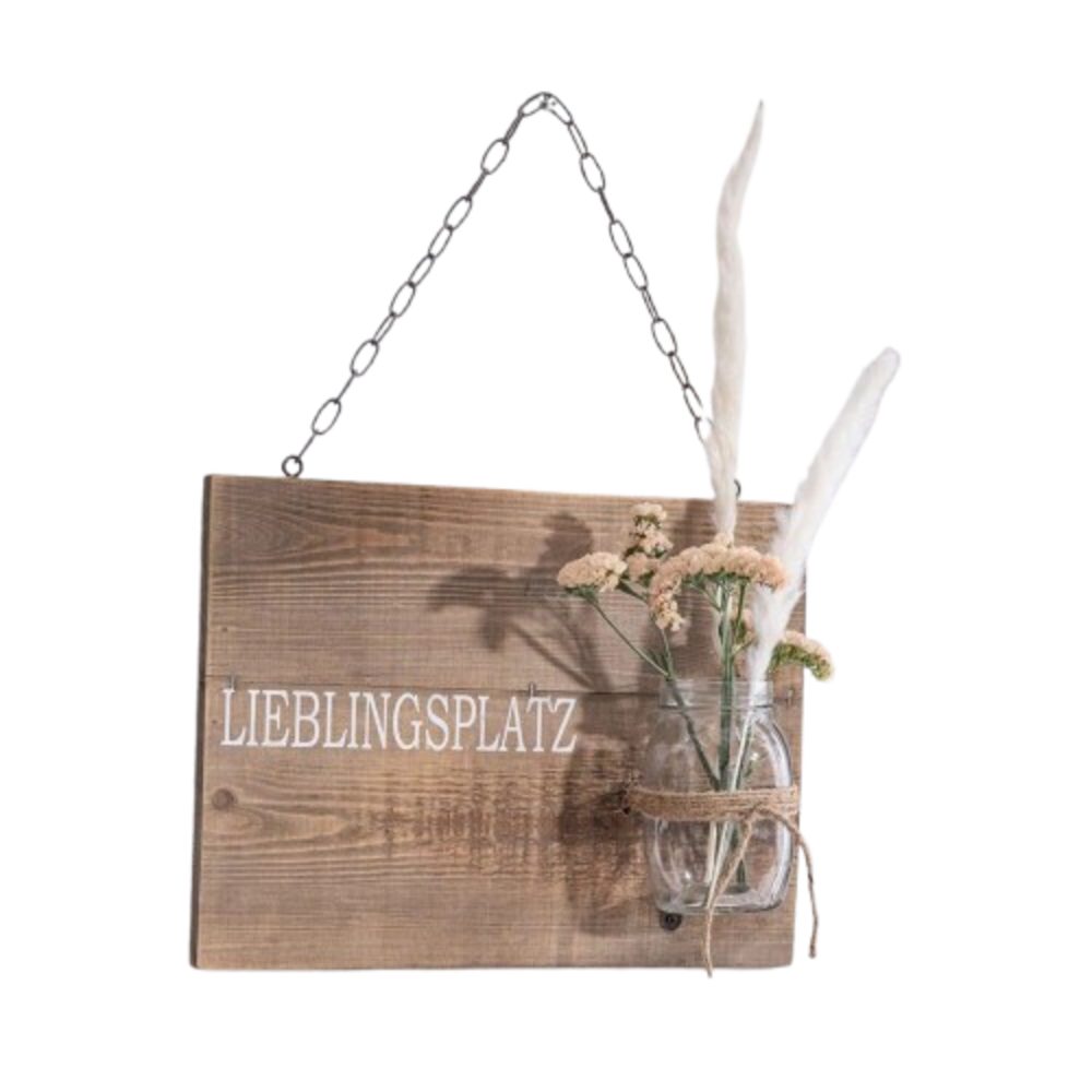Home-trends24.de Wanddekoobjekt Schild Wandbild Wandhänger Holz günstig online kaufen