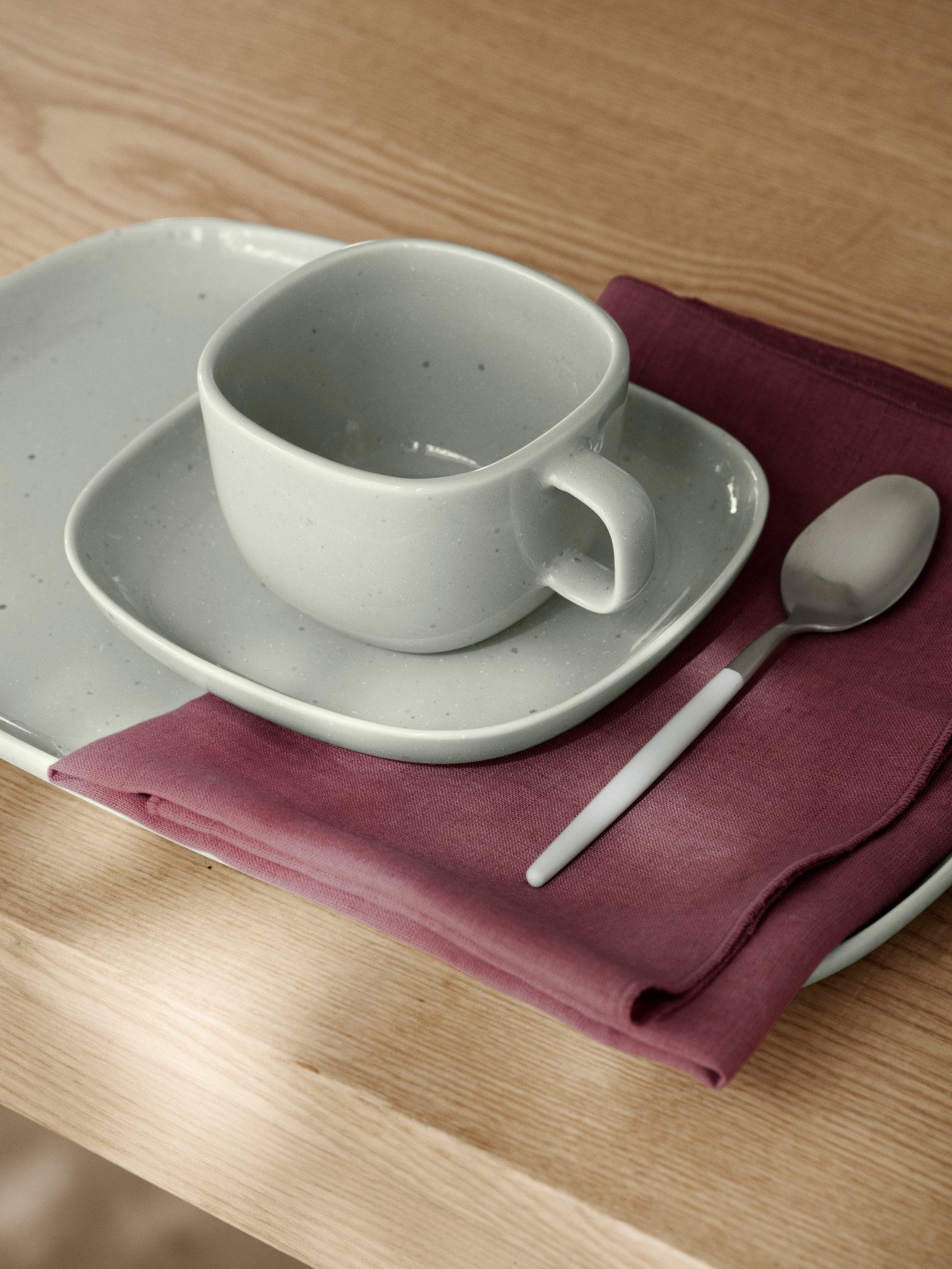 blomus Tasse 2er Set Kaffeetassen -VAHLO- Kaffeeset, Design Tassen, Keramik, 2-teilig, abgerundete Form