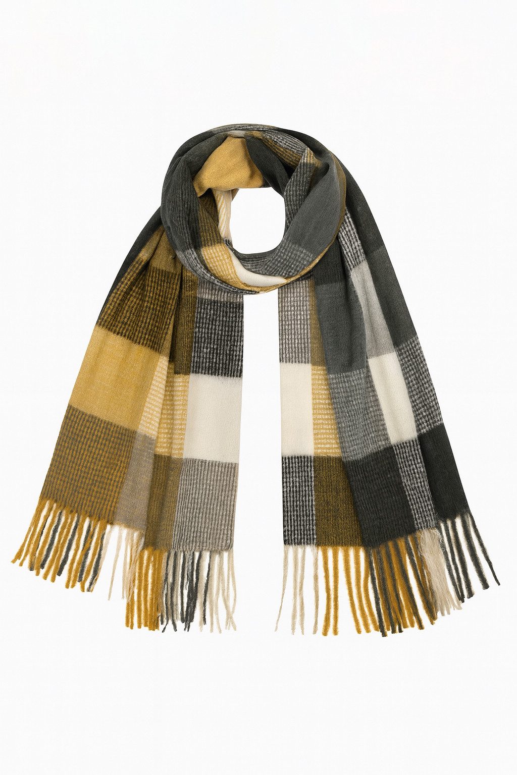 Faera Modeschal Weicher Winter-Schal aus Wolle günstig online kaufen