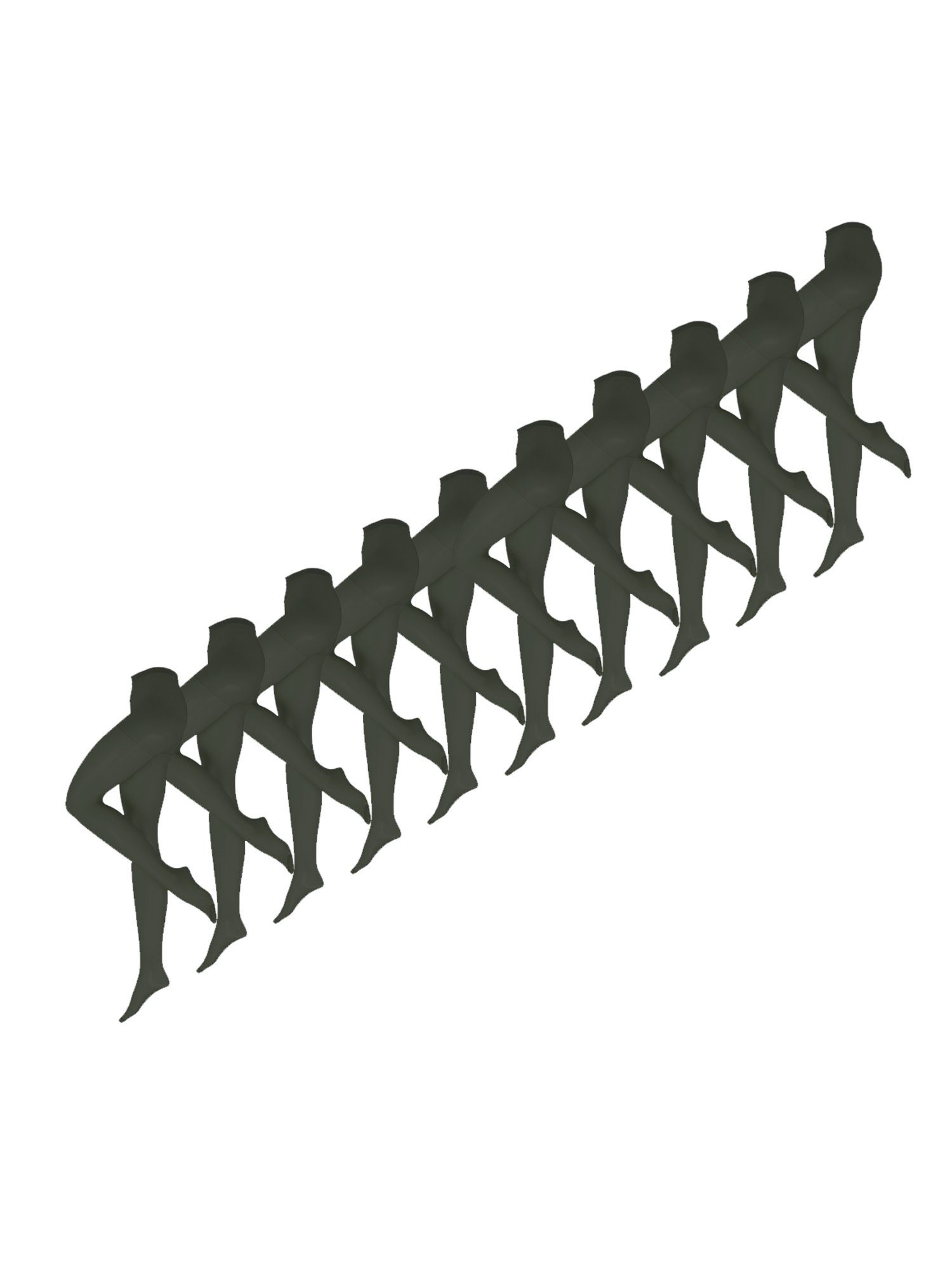 Nur Die Feinstrumpfhose Supersitz Fein-strumpfhose transparent St) (10 schwarz nylon 20 DEN