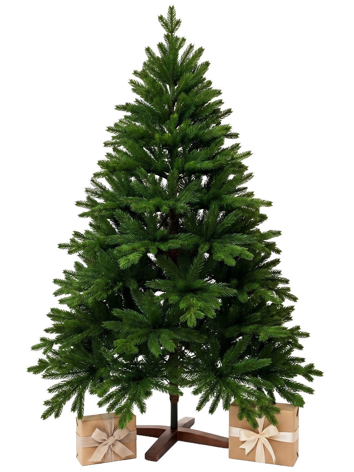 VIVANNO Künstlicher Weihnachtsbaum Polyethylen NORDMANN 150 Rund - Ohne Led, 112x150 cm