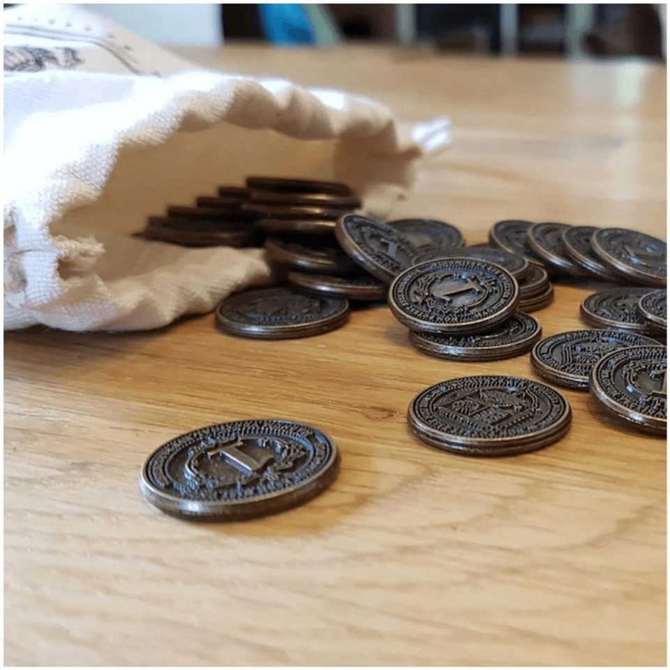 Funtails Spiel, Glen More II - Chronicles Metallmünzen